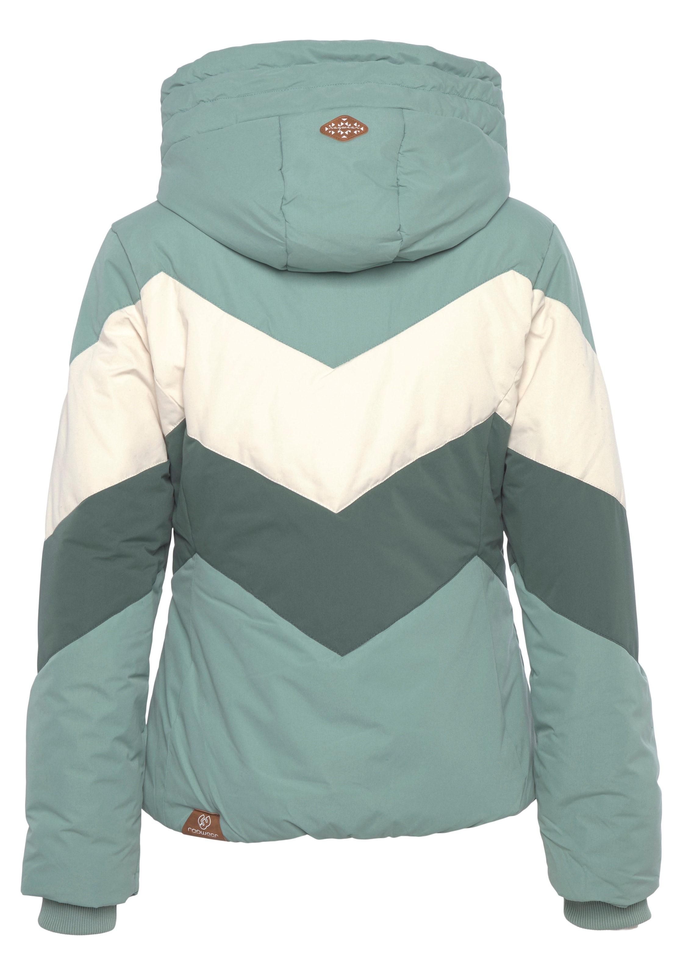 Ragwear Steppjacke »NOVVA BLOCK«, mit Kapuze, im Colorblock Design online  kaufen | BAUR