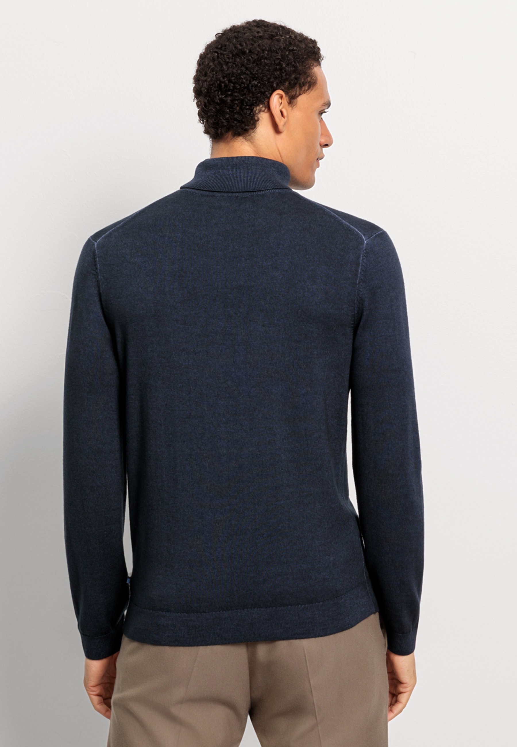 OLYMP Rollkragenpullover »OLYMP Casual Strick, Rollkragen«