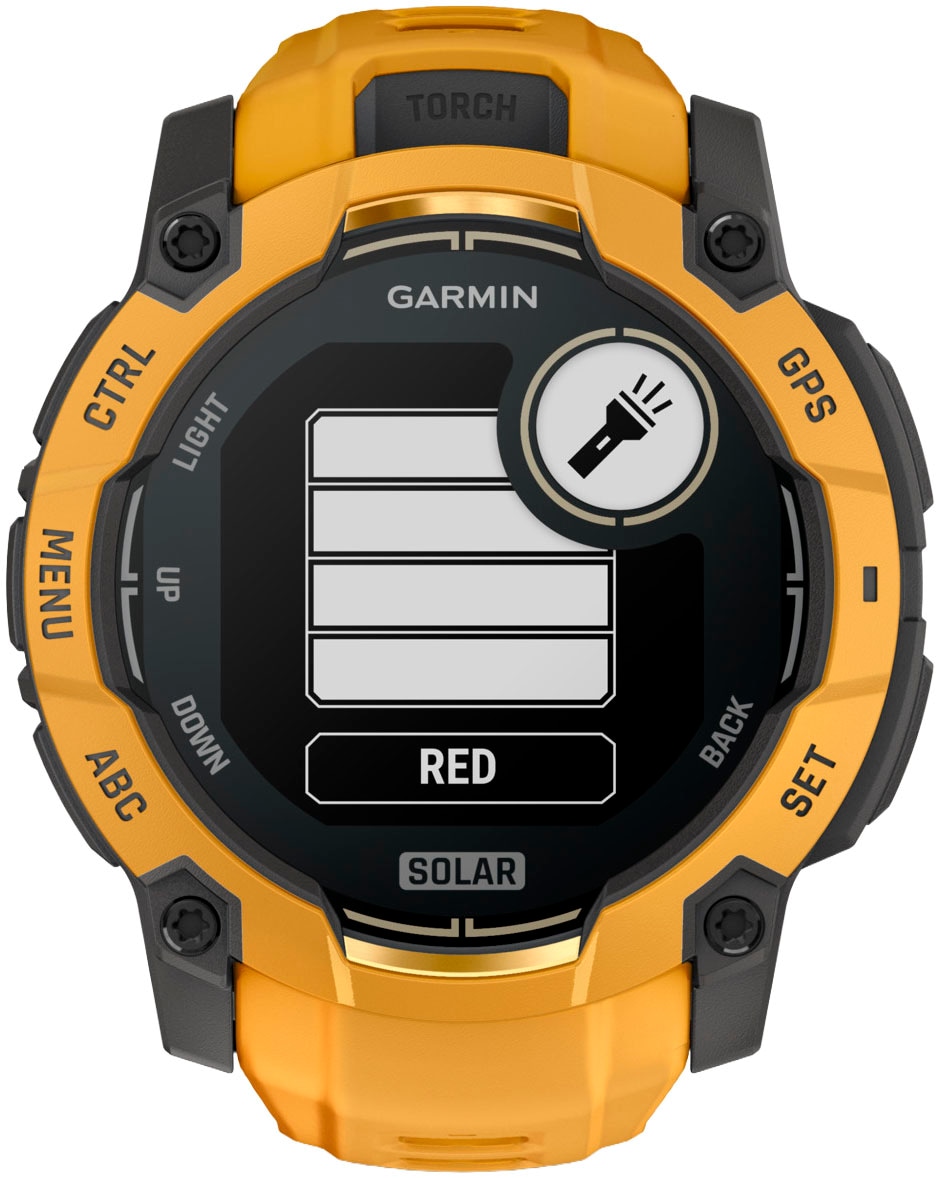 Garmin Smartwatch »Instinct 3 Solar - 50 mm«(/ 1,3 ″)