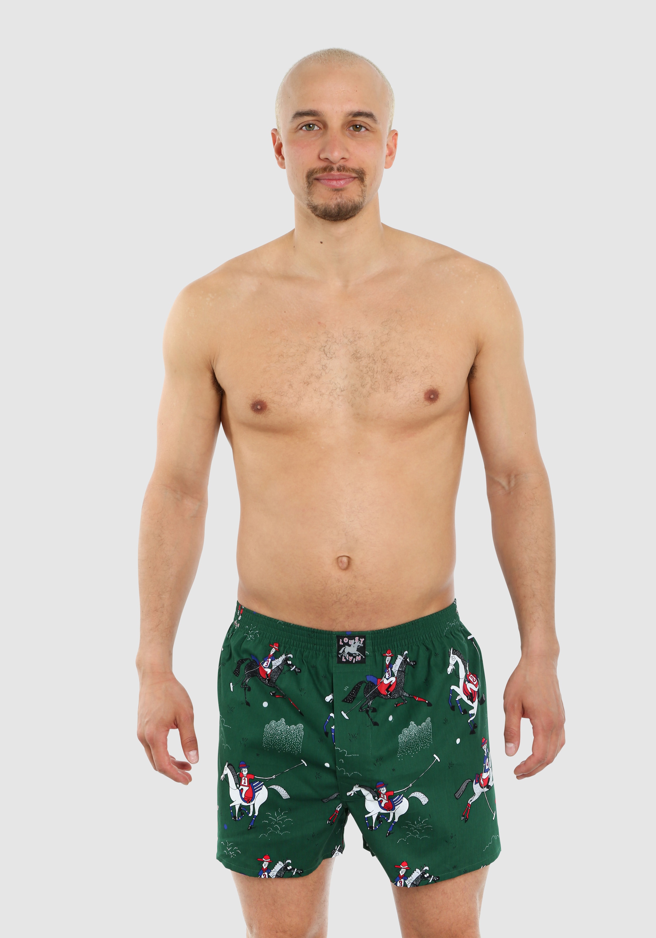 Lousy Livin Boxershorts »Polo & Sundays«, (2 St.), im praktischen 2er-Pack