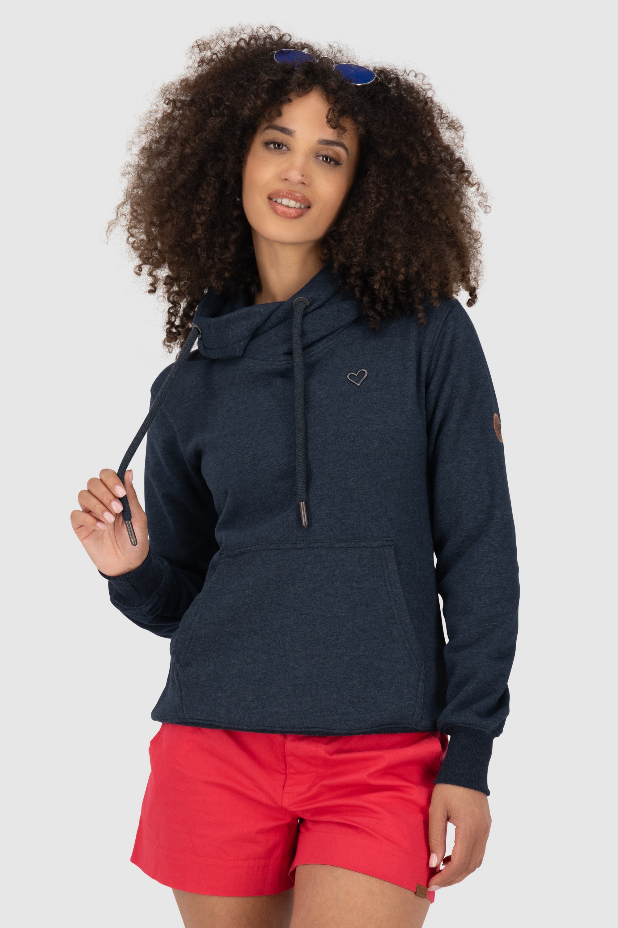 Alife & Kickin Kapuzensweatshirt »Damen SarahAK A«, Hoodie Kapuzenpullover, Sweatshirt mit Kapuze und Kängurutasche
