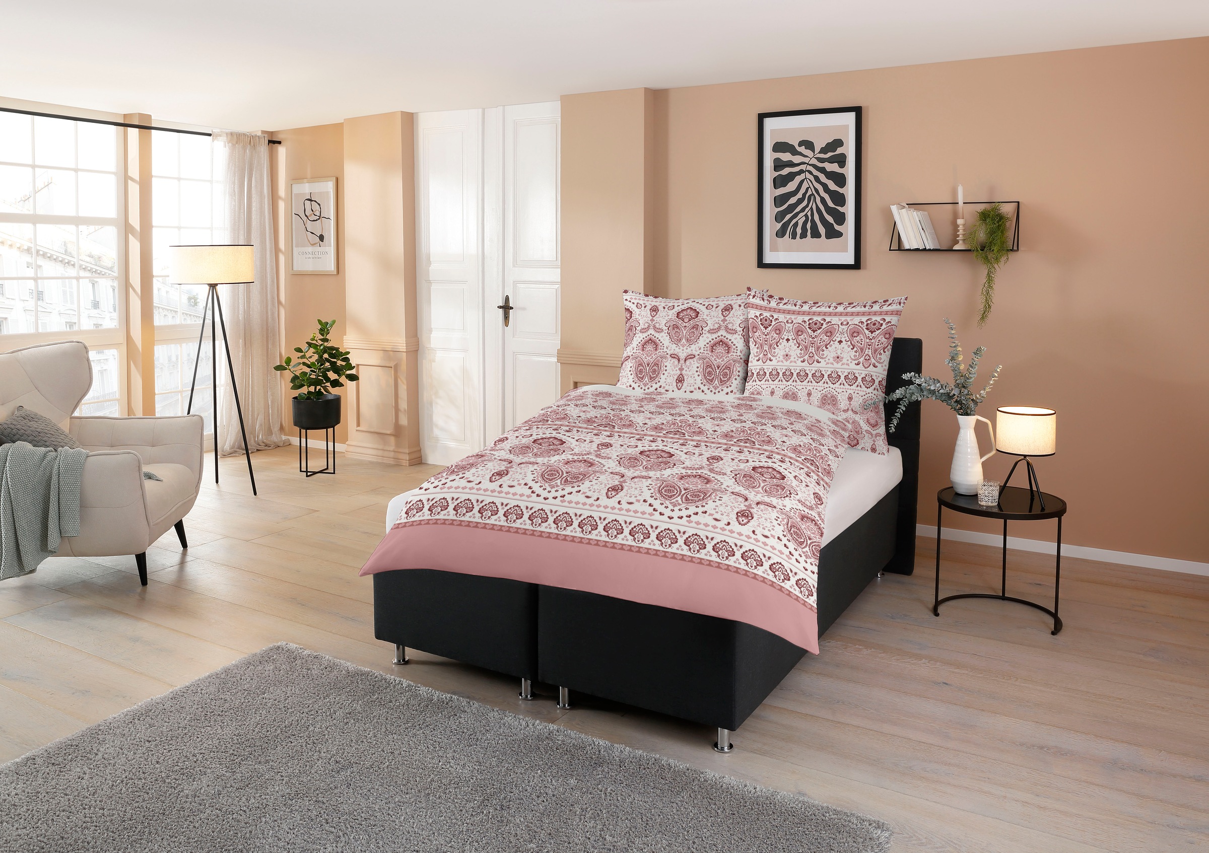 CASATEX Bettwäsche "Meriane" 2 Stk. exquisite, edle und detailreiche Bettwäsche