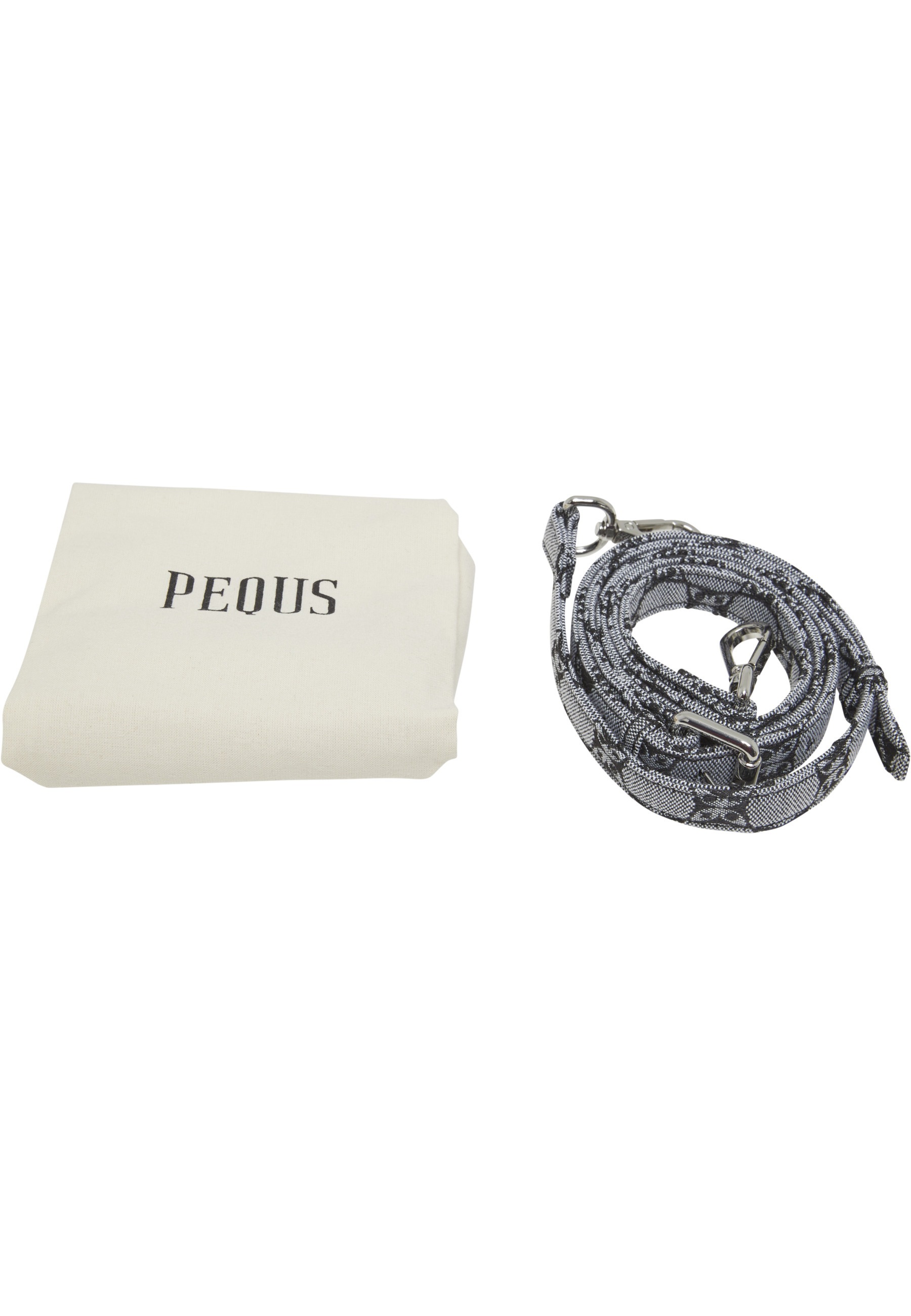 Schultertasche PEQUS "PEQUS Aether Canvas Mini Handbag", Damen, Gr. onesize, schwarz, 50% Polyimid, 35% Polyester, 10% Baumwolle, 5% Andere Materialien, unifarben, Taschen Schultertasche 3