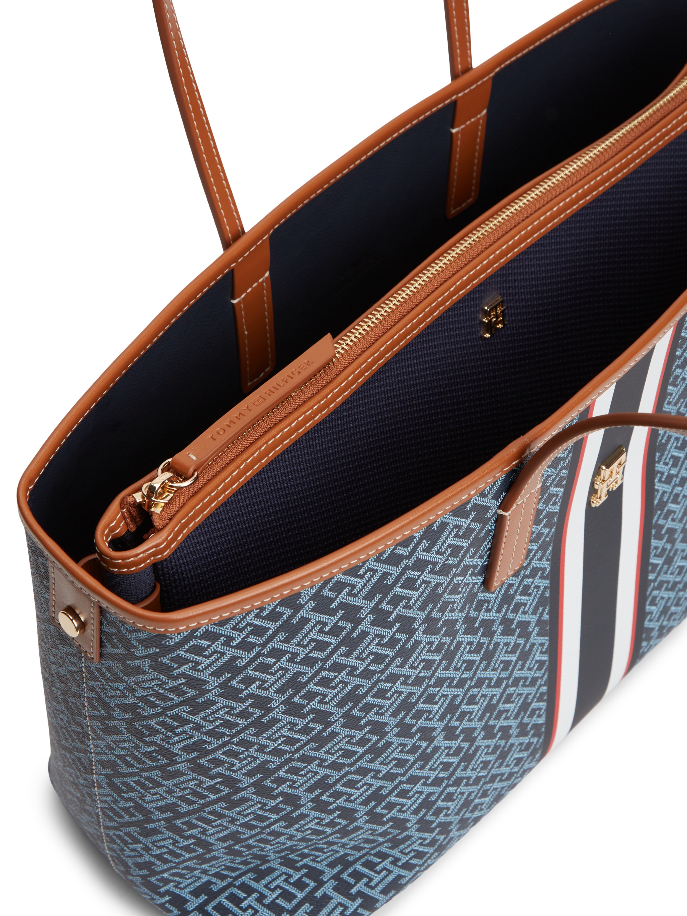 Tommy Hilfiger pour femme. AW0AW18390 Sac Monoplay bleu (OSFA), Casuel, Polyuréthane 6