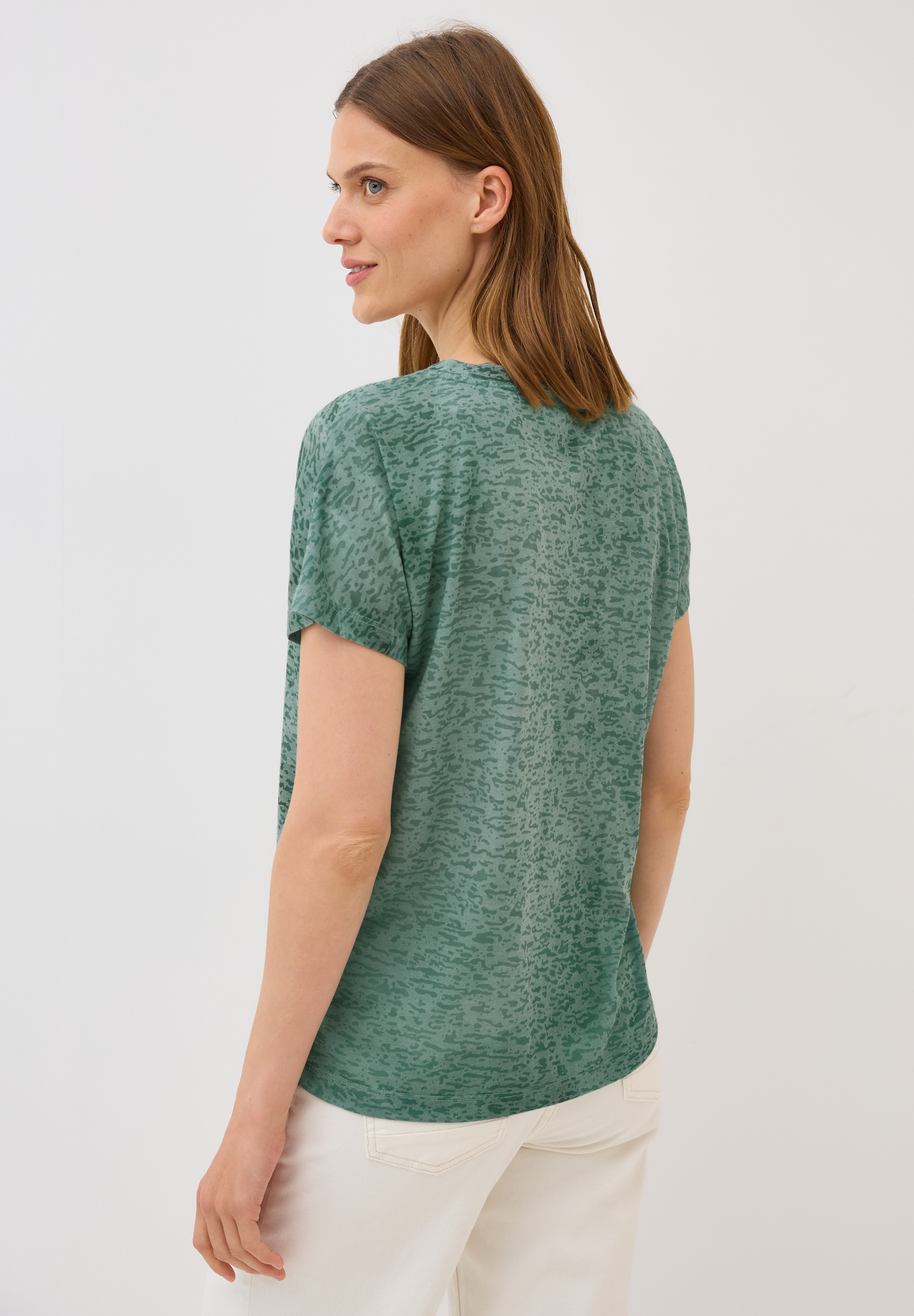 Cecil T-Shirt, mit Wording-Print