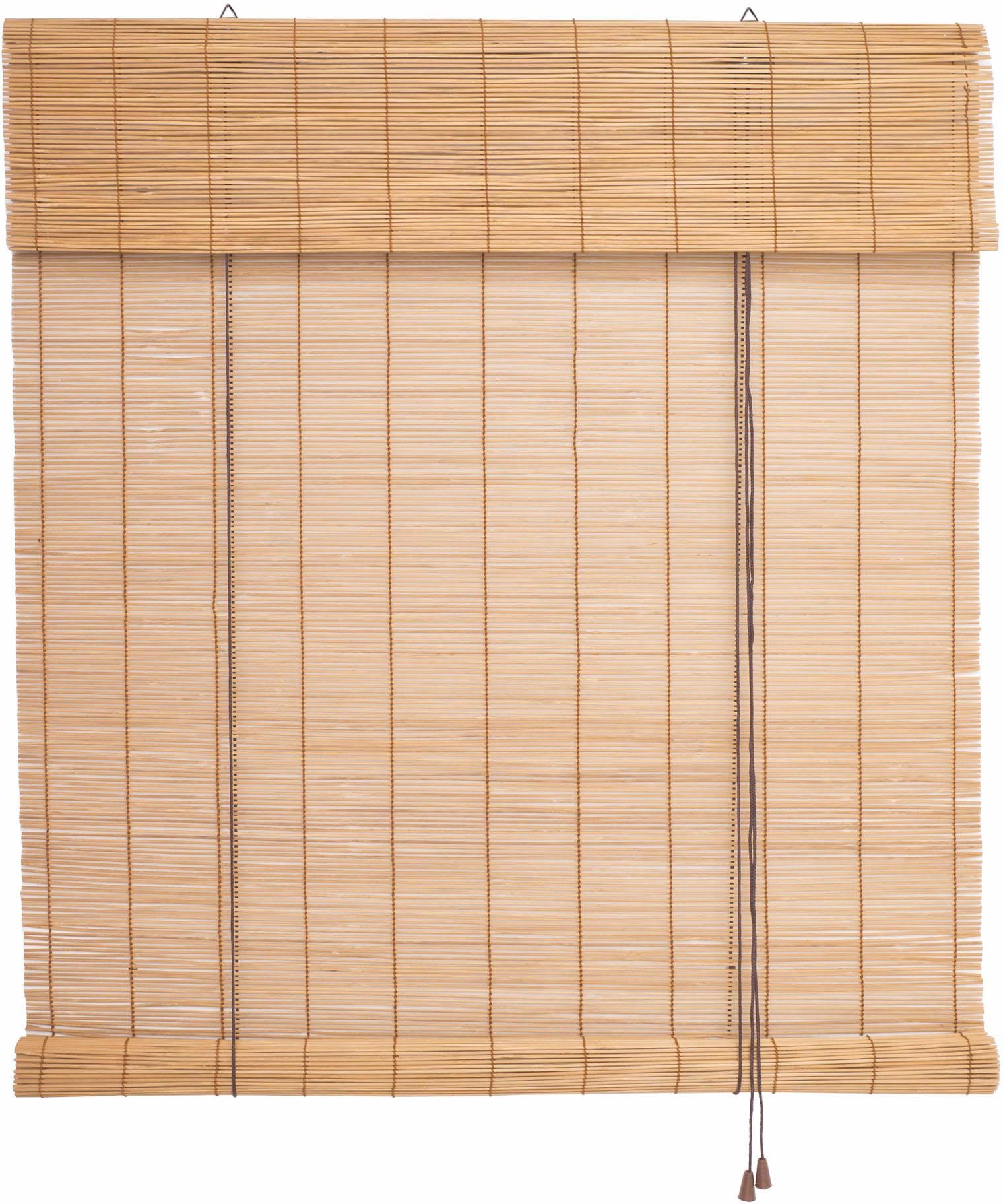 Seitenzugrollo »Bambus«, Lichtschutz, Bambusrollo