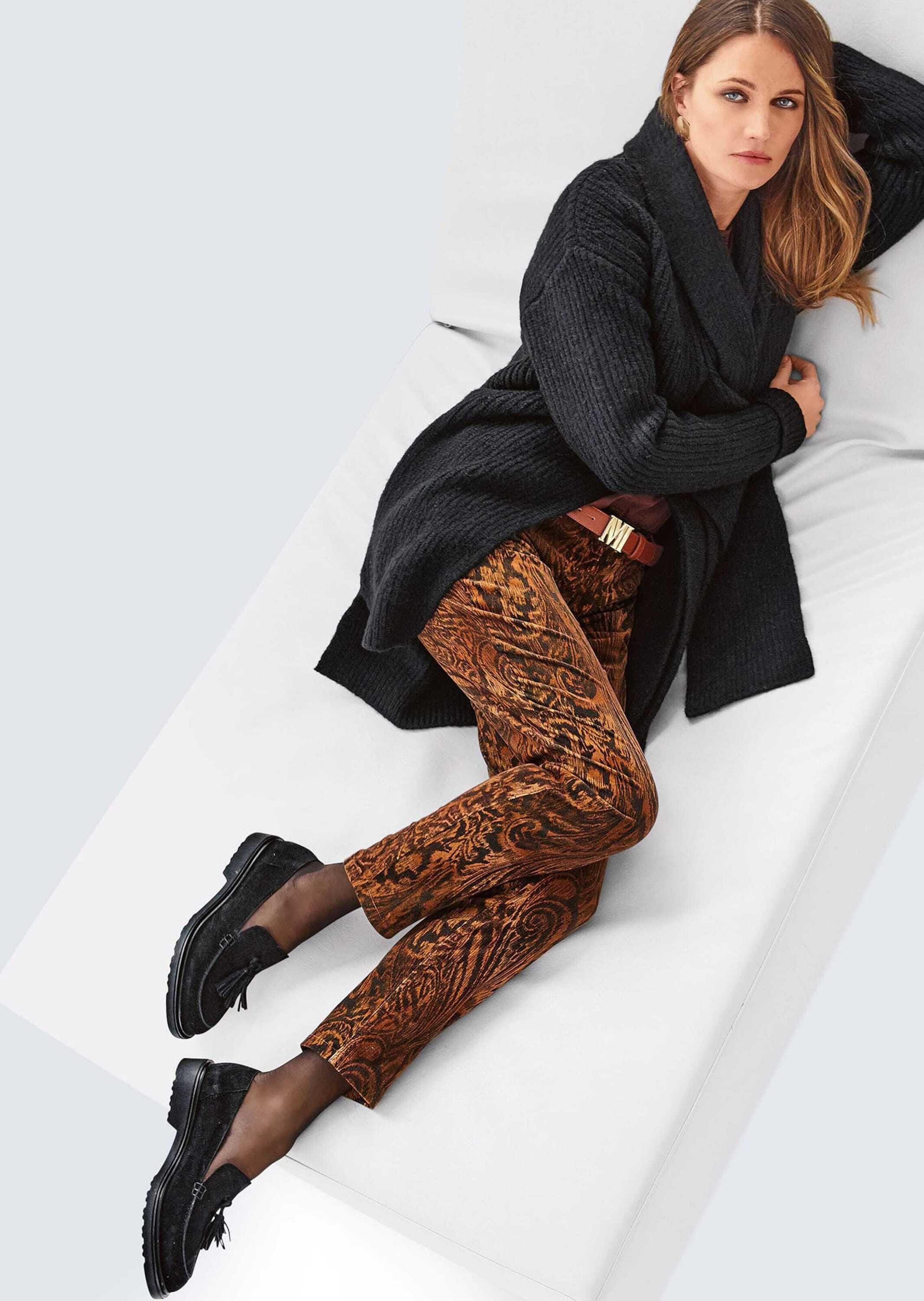 MADELEINE Strickjacke »Strickjacke Lange Strickjacke mit Glanz«