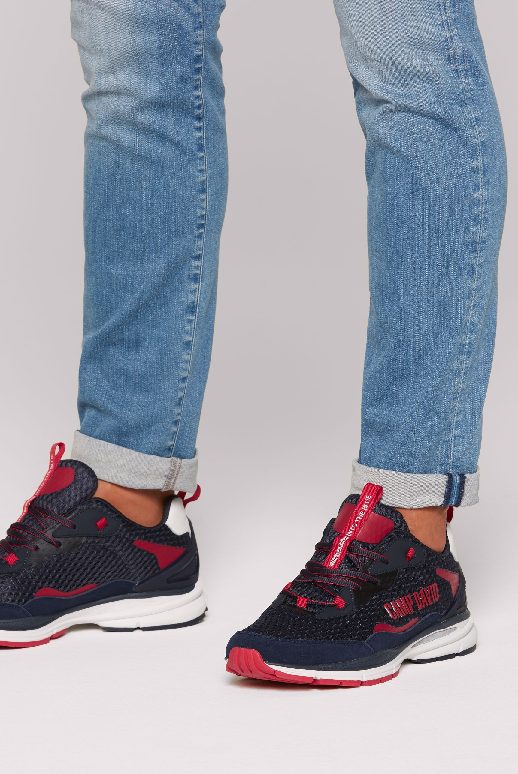 CAMP DAVID Sneaker mit reflektierendem Logo günstig online kaufen