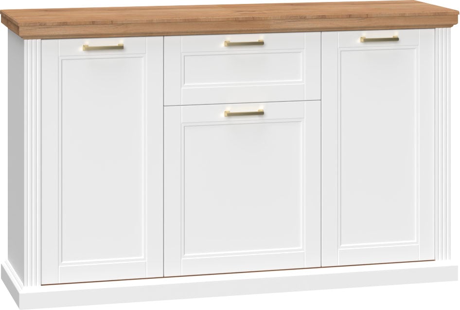 Home affaire Sideboard "Tara, Landhaus Kombikommode B/T/H: 138/48/91 cm, FS günstig online kaufen