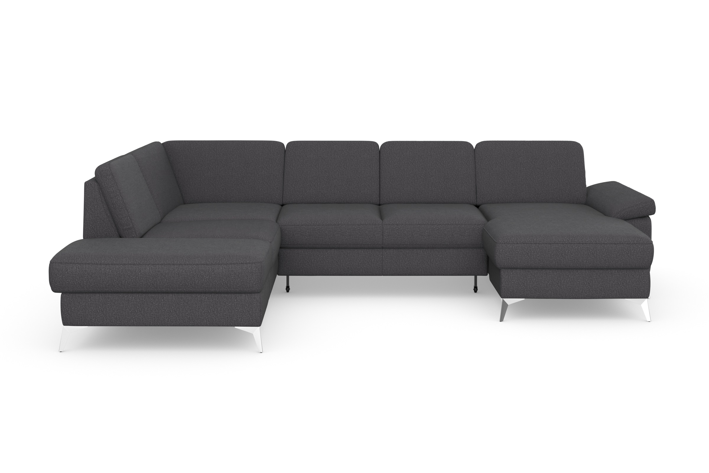 sit&more Wohnlandschaft »Padua U-Form«, inklusive Sitztiefenverstellung, Armteilfunktion und Federkern