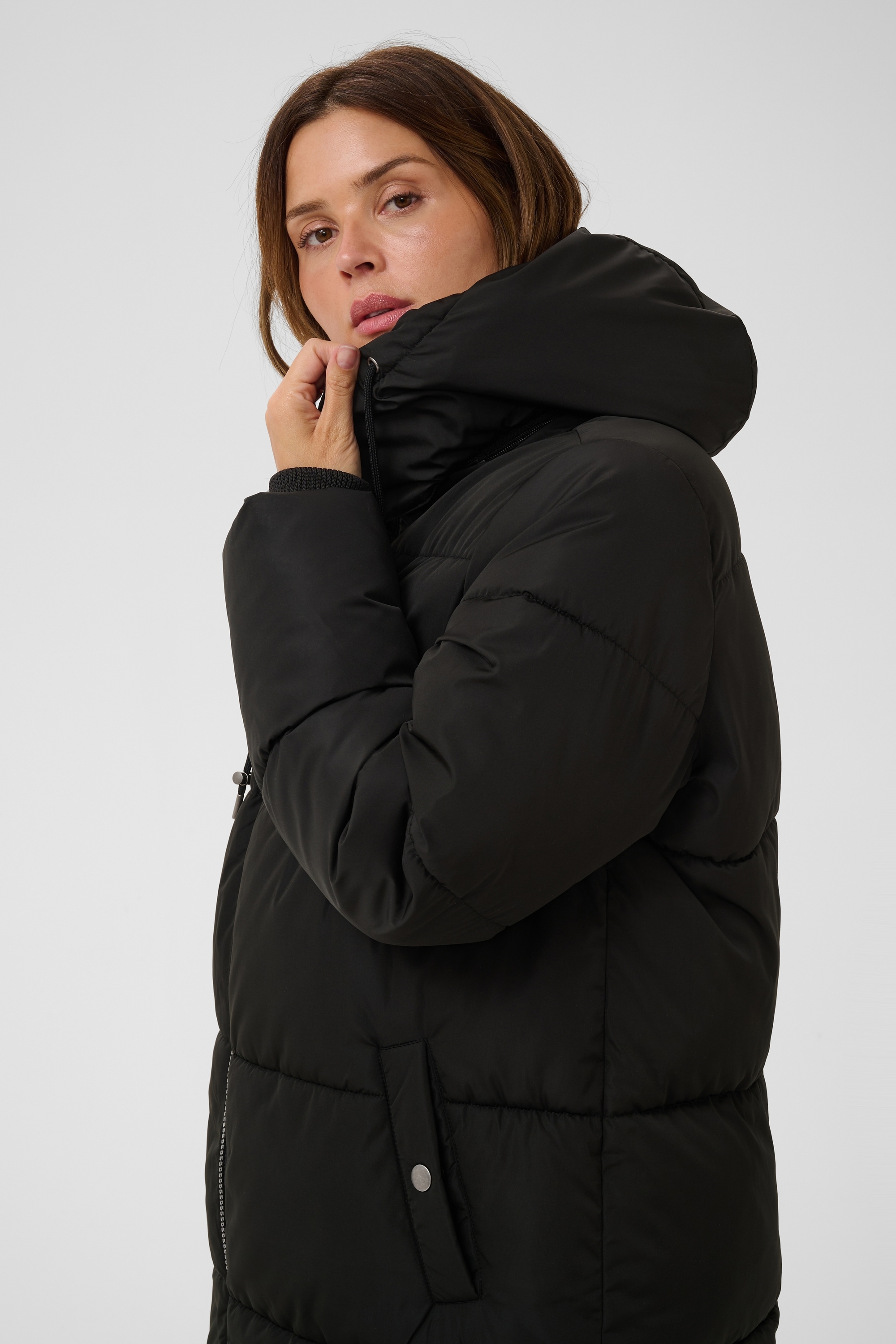 KAFFE Curve Wintermantel »Damen Jacke KCnikole«