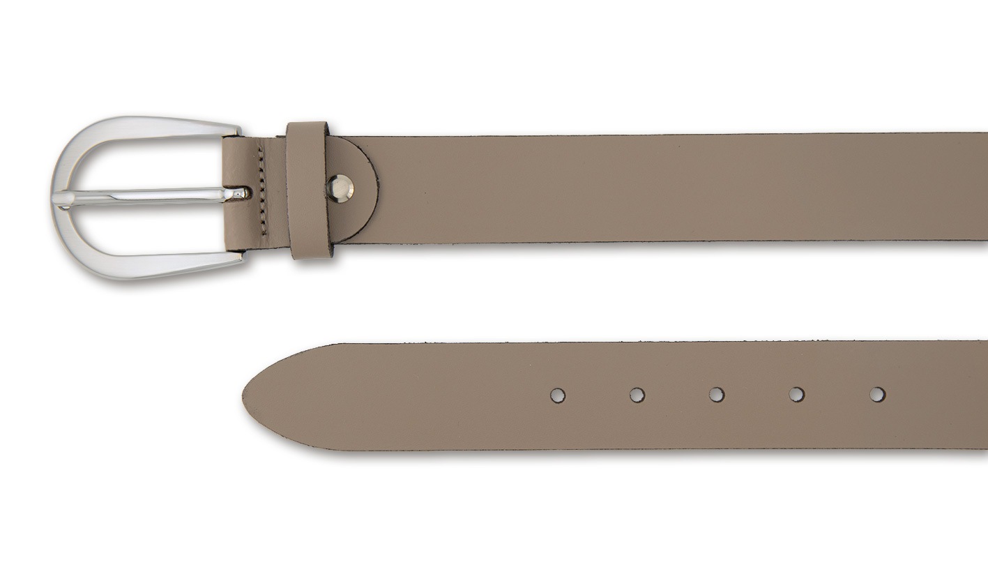 BERND GÖTZ Ledergürtel "Ledergürtel mit glänzender Silberschließe" günstig online kaufen