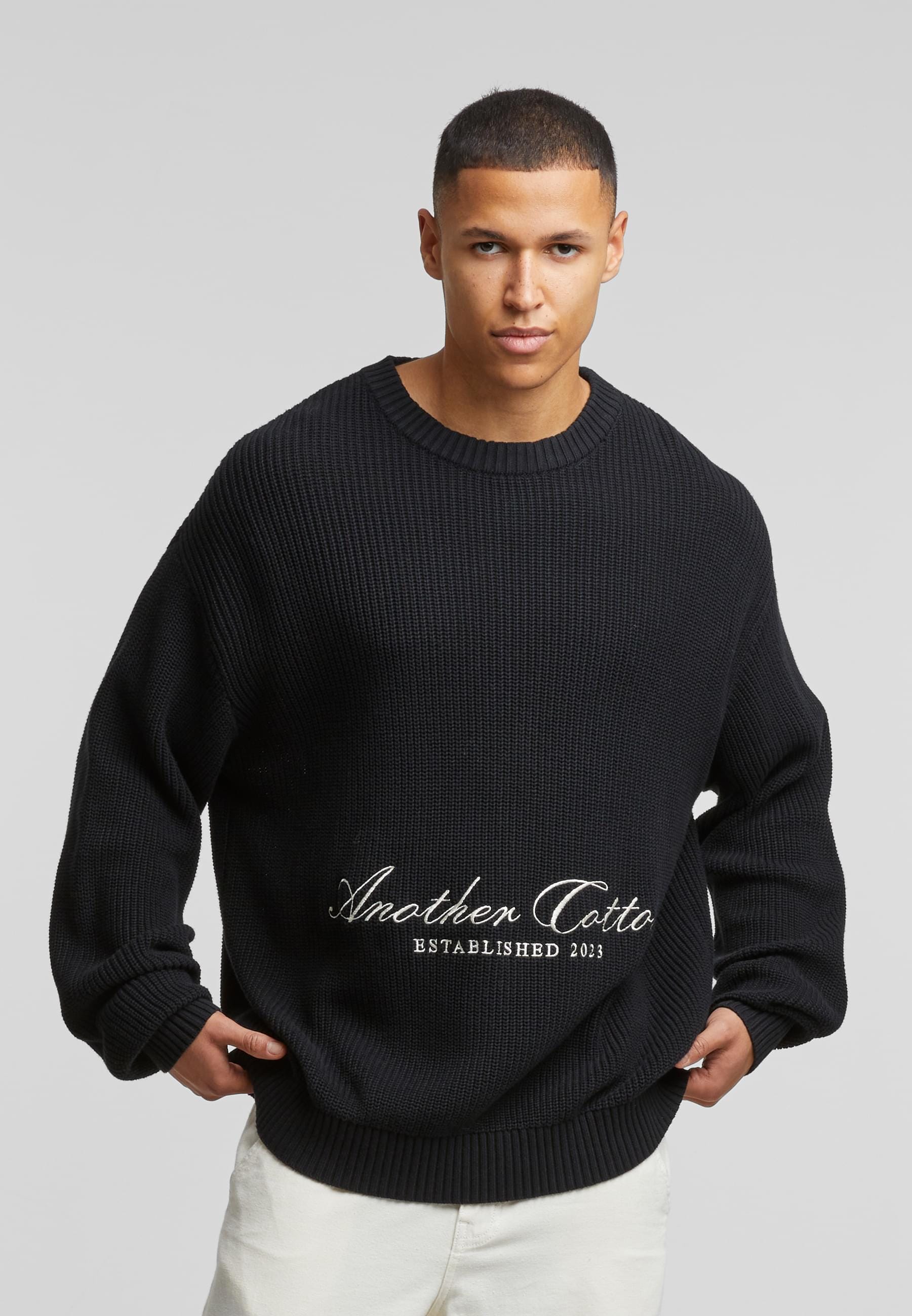Another Cotton Lab Rundhalspullover »Another Cotton Lab Established Knit Sweater«, (1 tlg.)