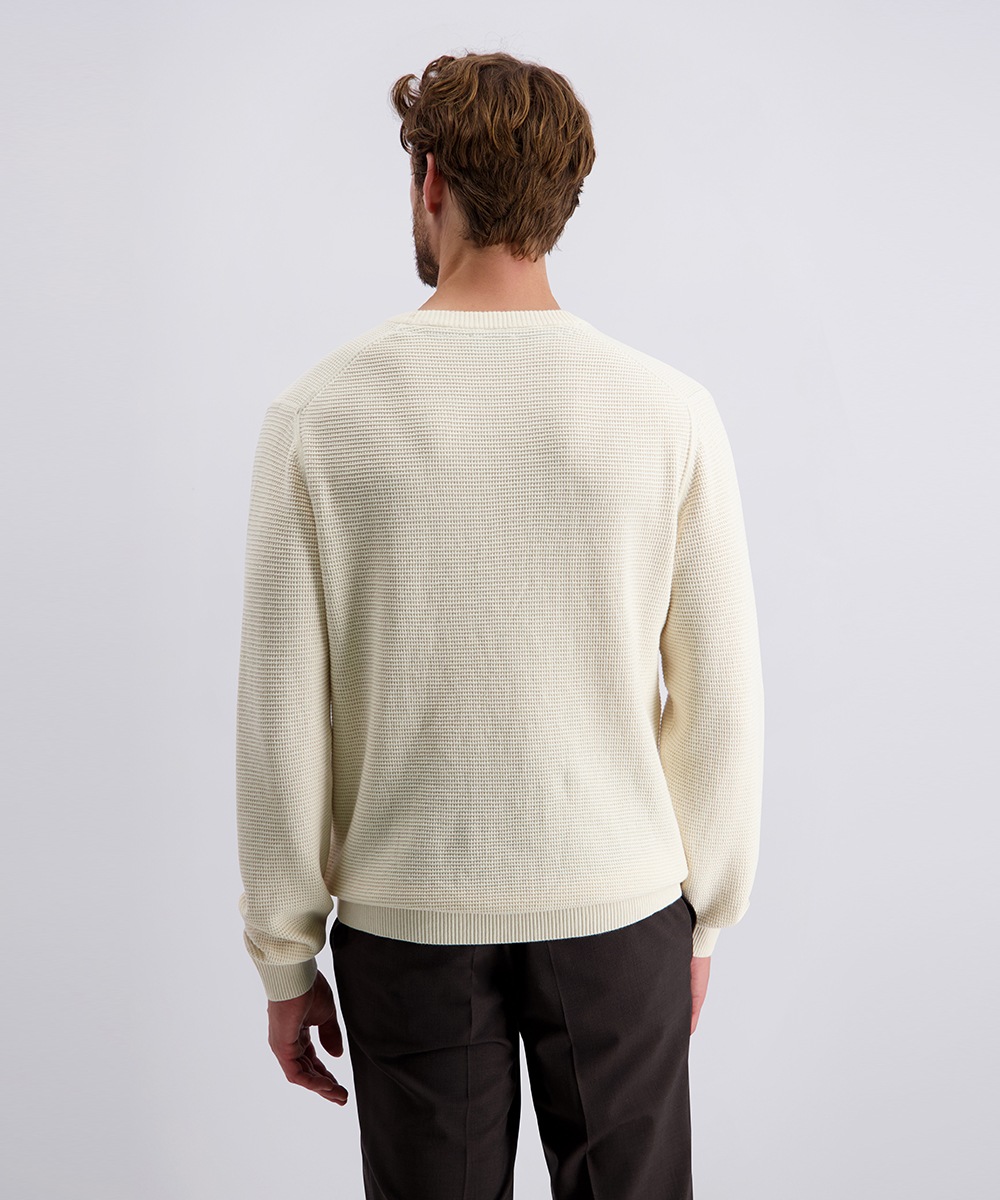 Thumbnail - Pierre Cardin Rundhalspullover mit Struktur