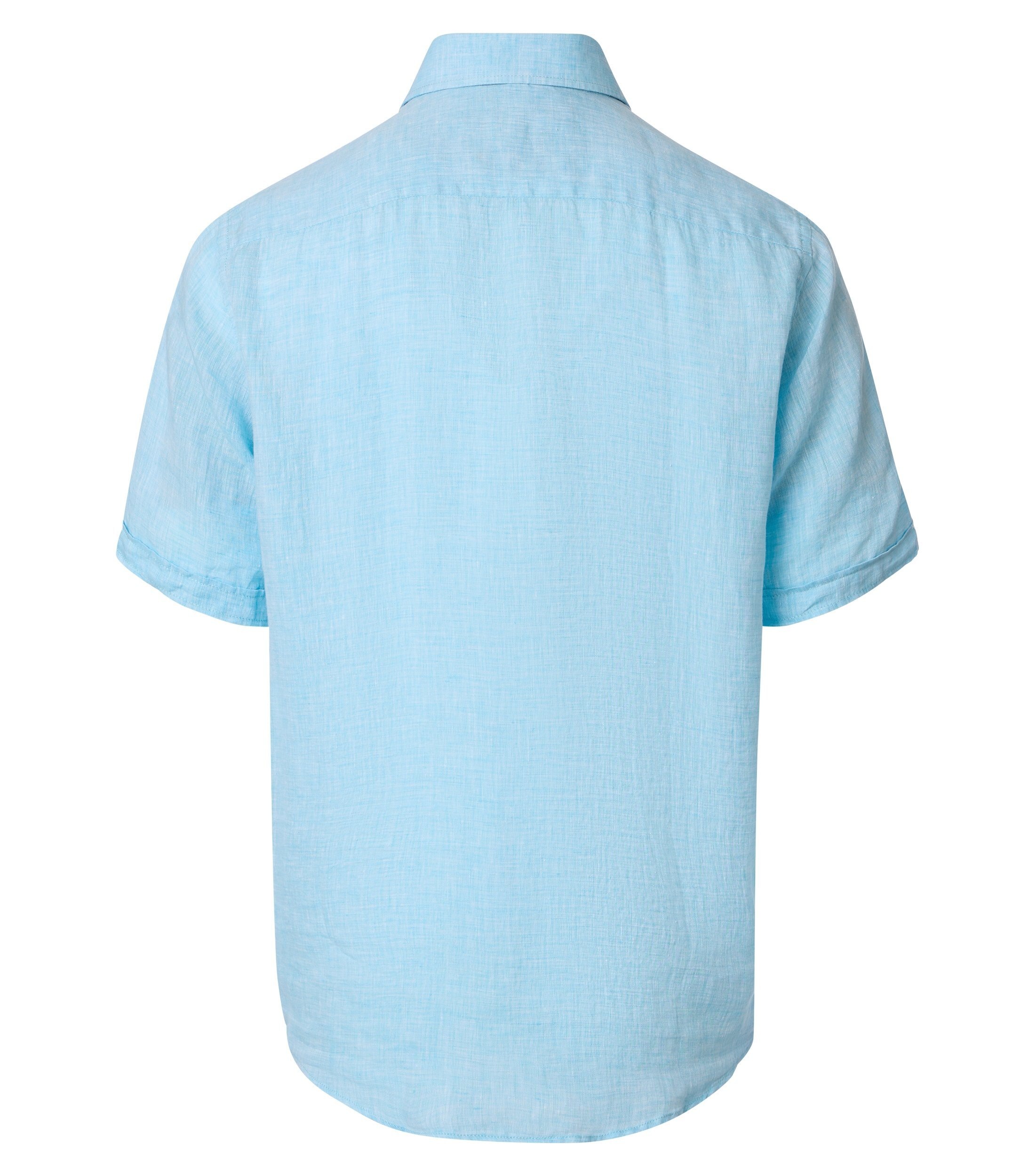 CASAMODA Kurzarmhemd "CASAMODA Leinenhemd Kurzarm uni" günstig online kaufen