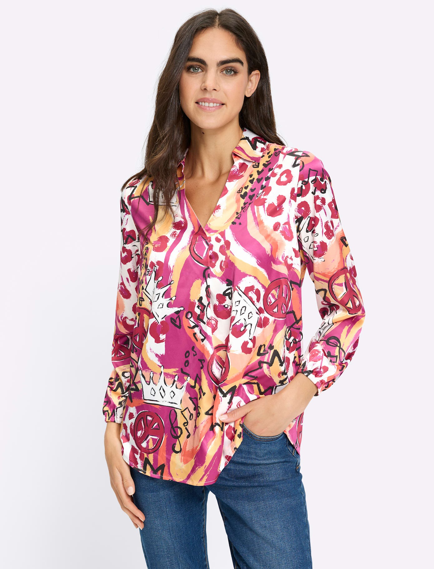 heine Druckbluse günstig online kaufen