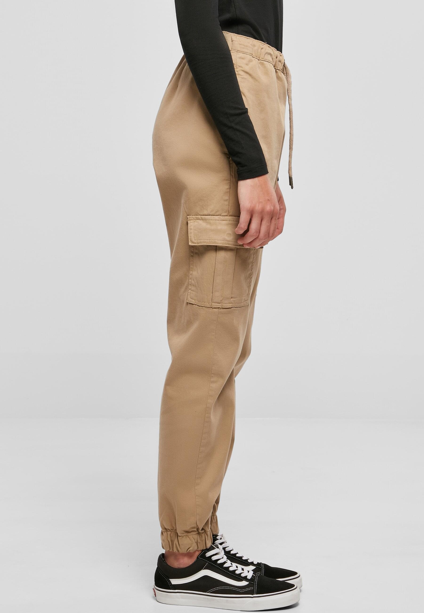 URBAN CLASSICS Stoffhose »Urban Classics Damen«, (1 tlg.)