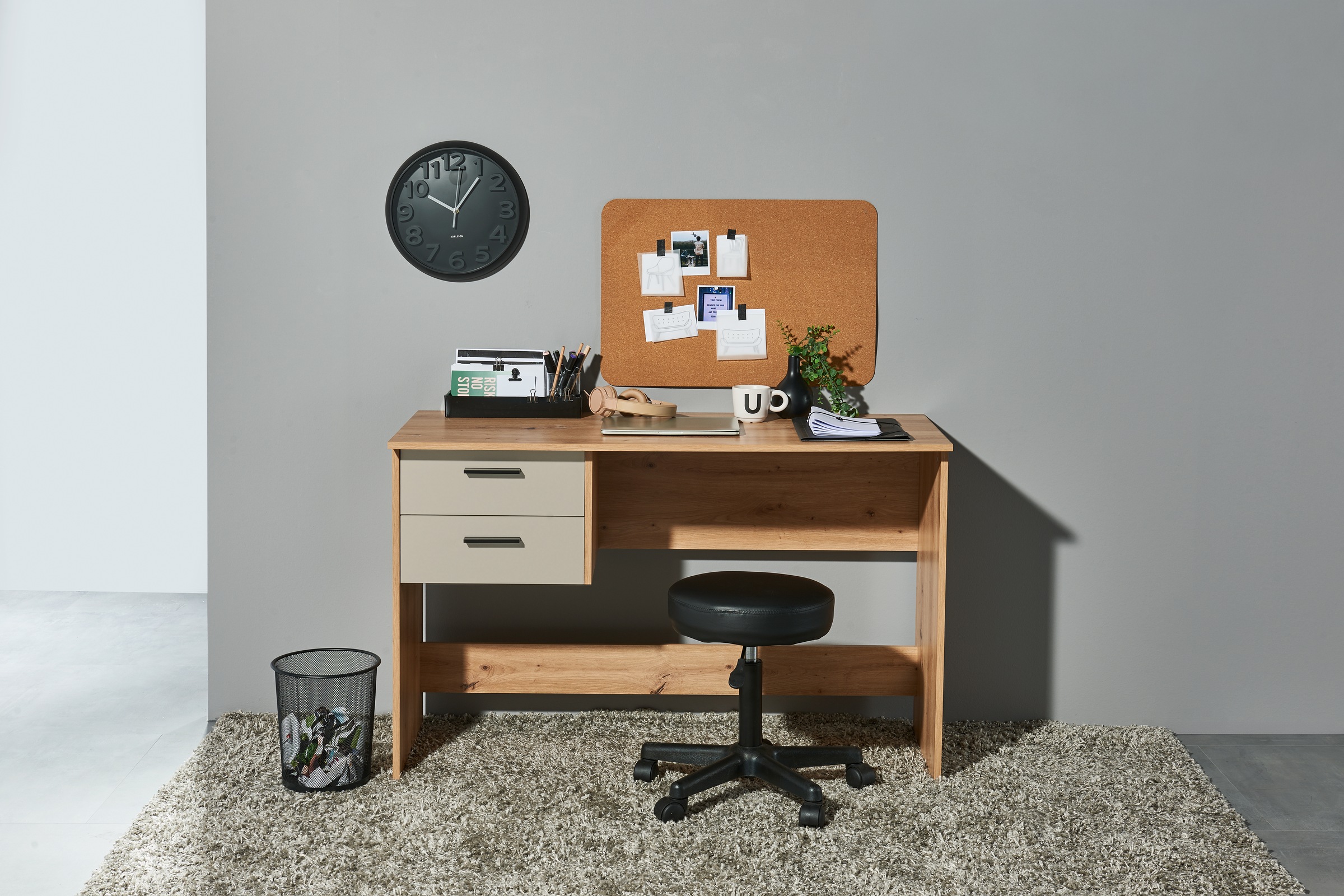 BEGA OFFICE Schreibtisch "BxHxT 120x77x50 cm" 1 Stk. tlg. Breite 120cm, Vol günstig online kaufen
