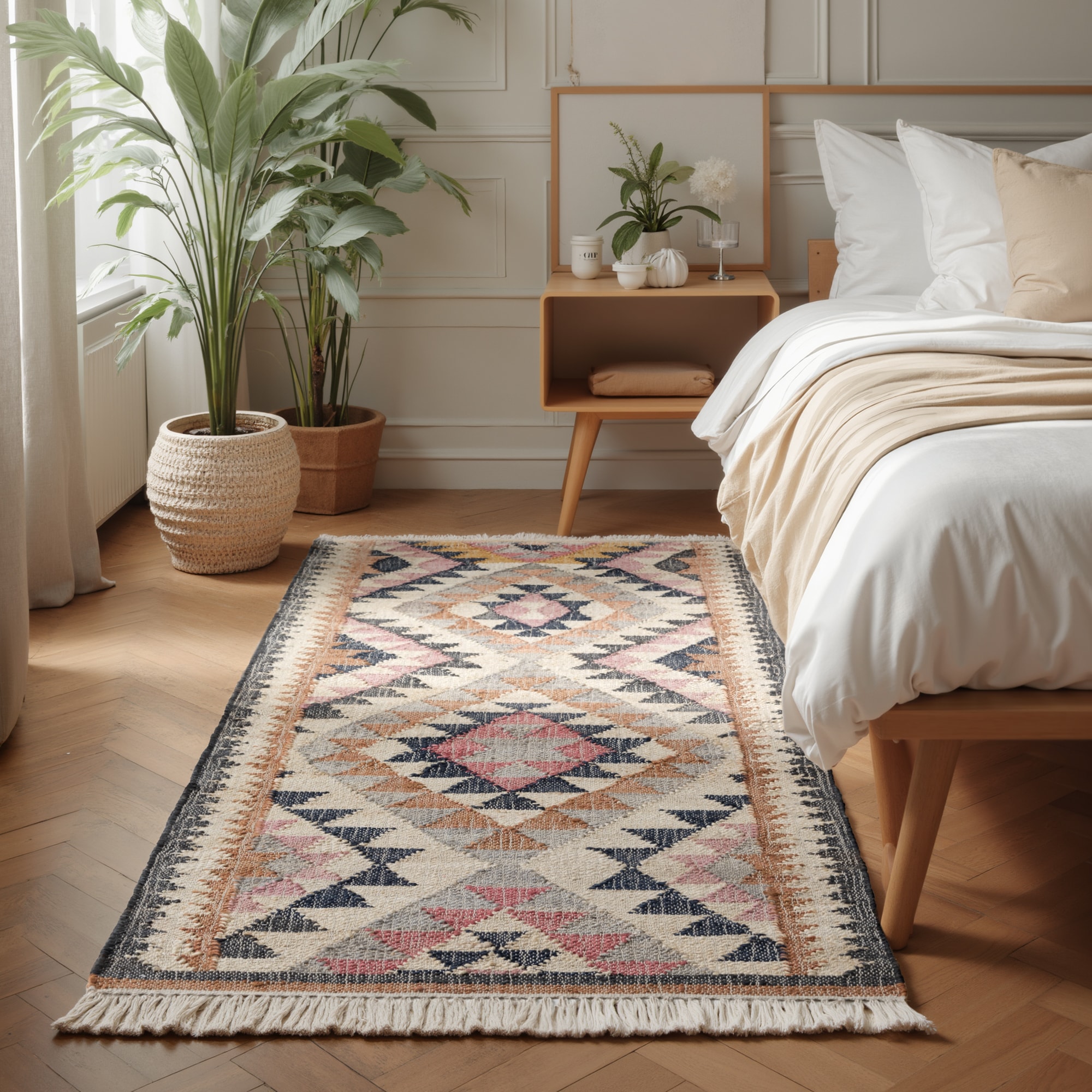 ELLE DECORATION Teppich "Kelim Parsa" rechteckig 3 mm Höhe Jute, Baumwolle, günstig online kaufen
