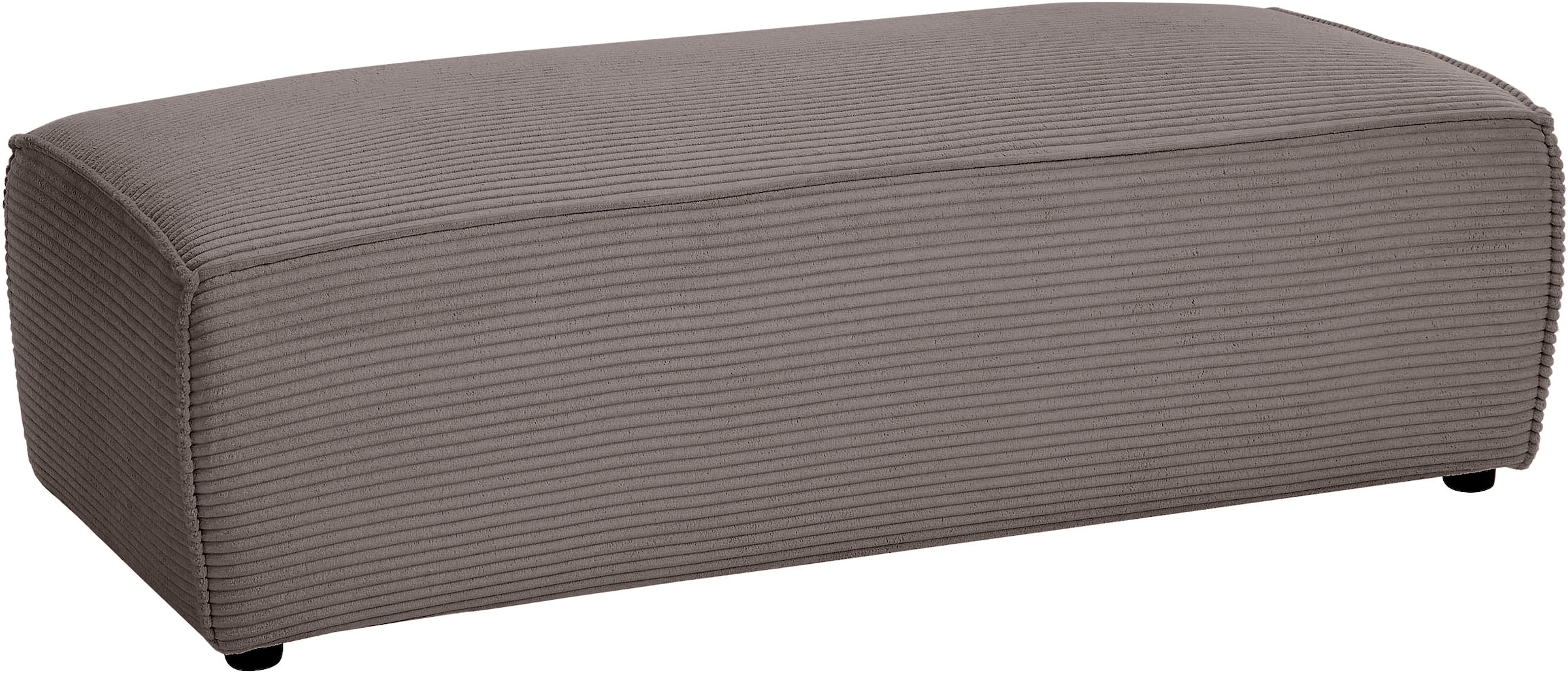 Home affaire Hocker "NEU: SHERWOOD XXL, Polsterhocker, Cord, Webstoff", rec günstig online kaufen