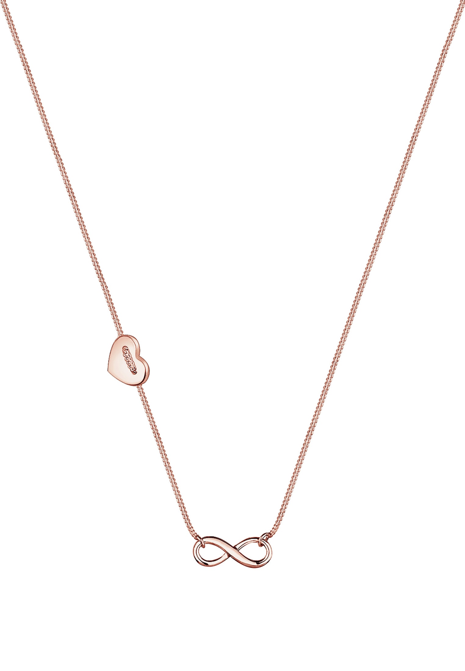 Elli Kette mit Anhänger »Infinity Herz 925 Sterling Silber«