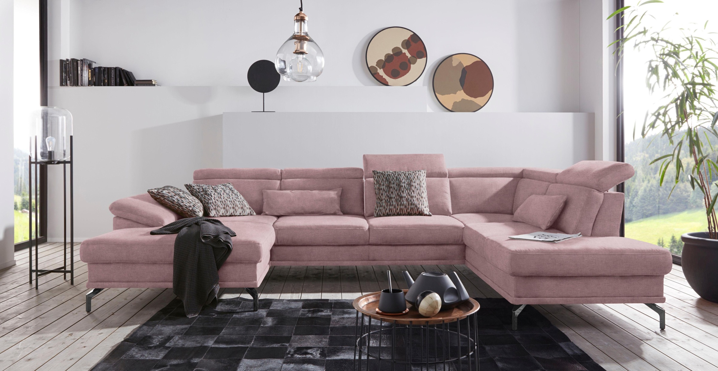 sit&more "Scorpio U-Form" inklusive Sitztiefenverstellung, mit Kopf- und Ar günstig online kaufen