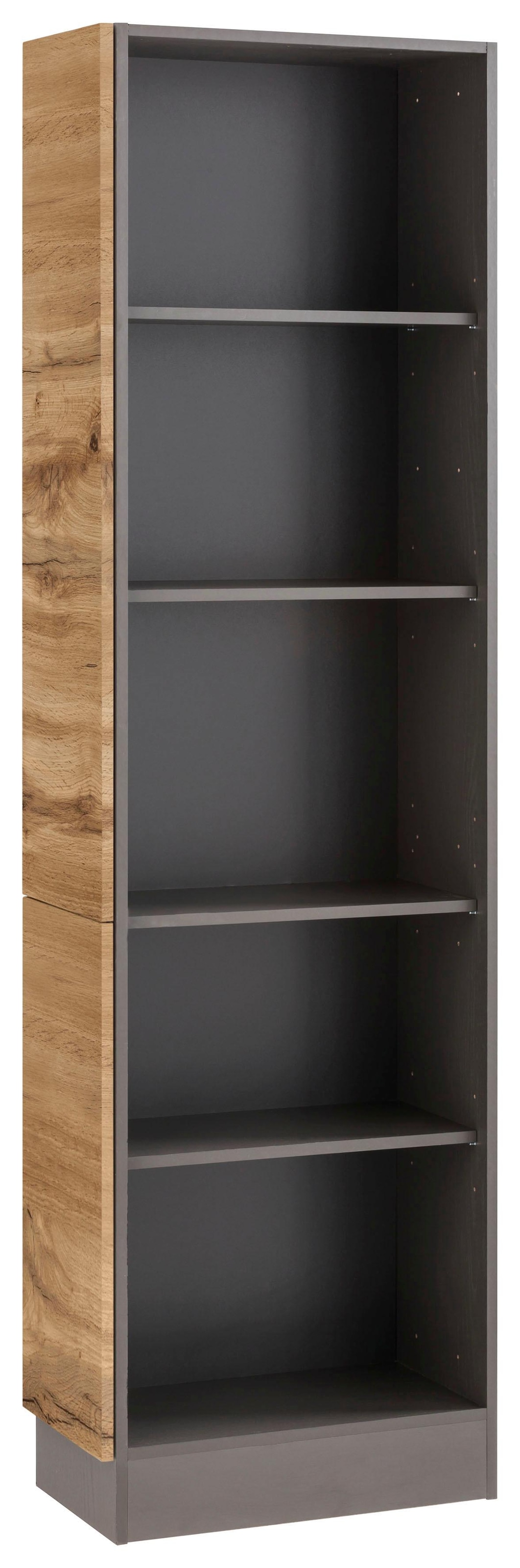 Anbauregal »Tulsa«, 30 cm breit, 200 cm hoch, mit 5 Fächern, MDF Front