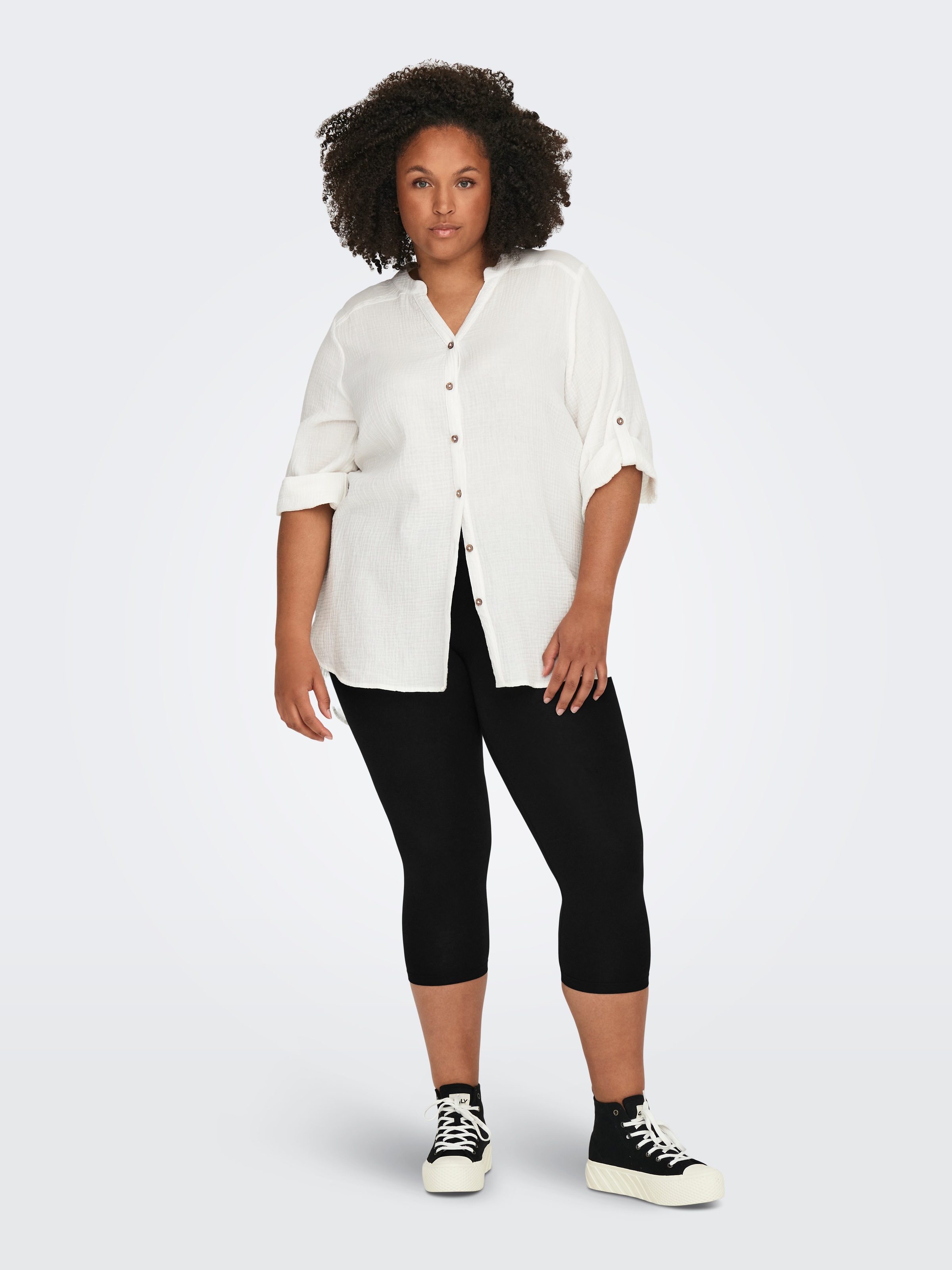 Thumbnail - ONLY CARMAKOMA Caprileggings "CARTIME LIFE CALF LEGGINGS JRS"