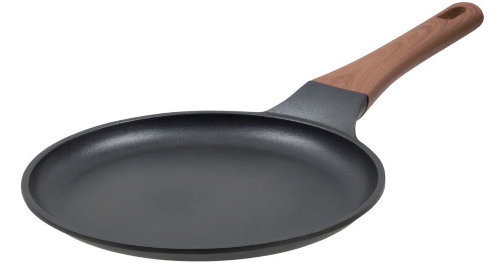 RESTO Kitchenware Crêpepfanne "Capella, Pfannkuchenpfanne antihaftbeschichtet und spülmaschinenfest" Aluminiumguss 1 Stk. tlg. mit ergonomischem Soft-Touch Griff mit Hängeschlaufe