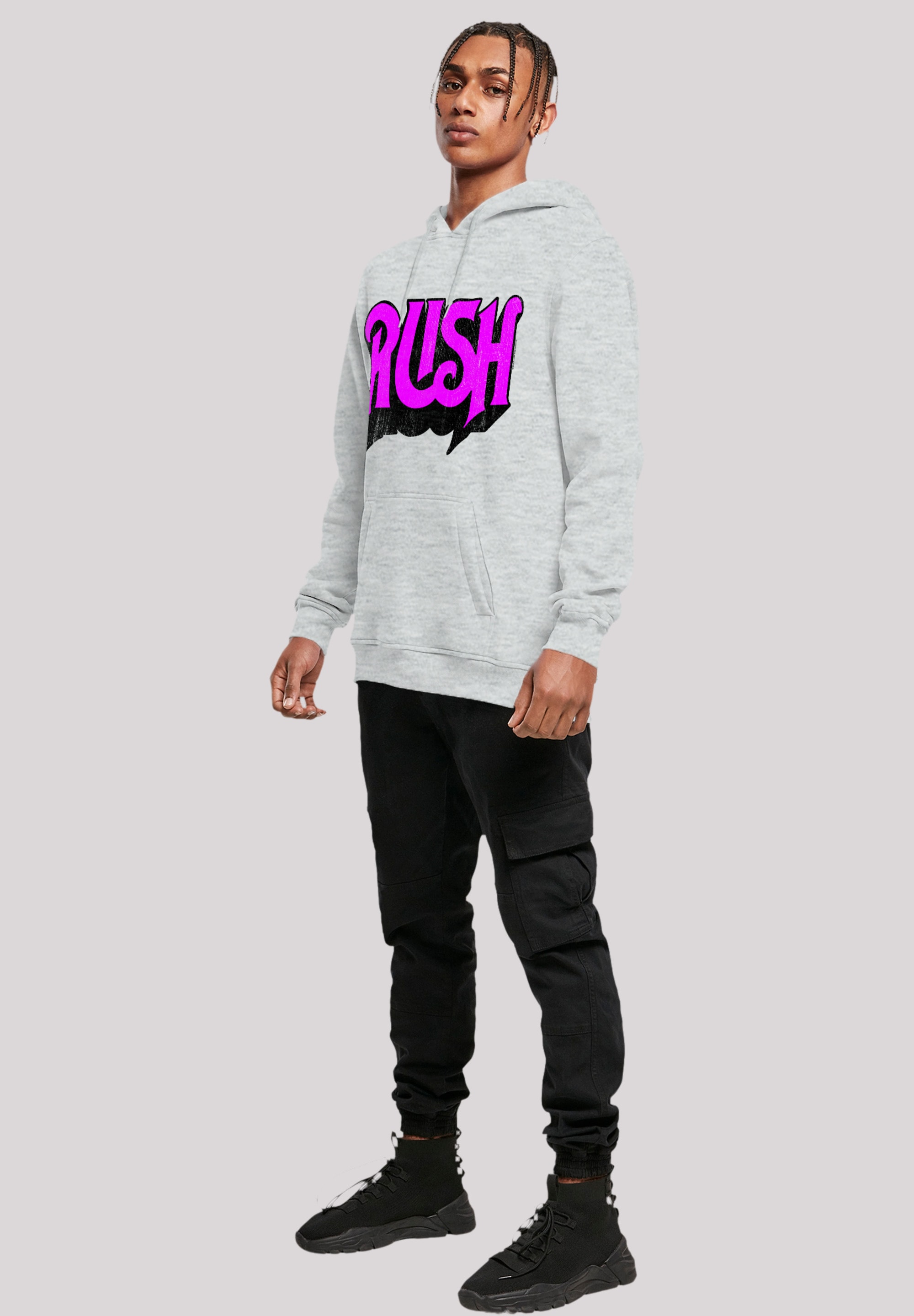 F4NT4STIC Kapuzenpullover »Rush Rock Band kaufen Distressed ▷ Logo«, BAUR Qualität | Premium