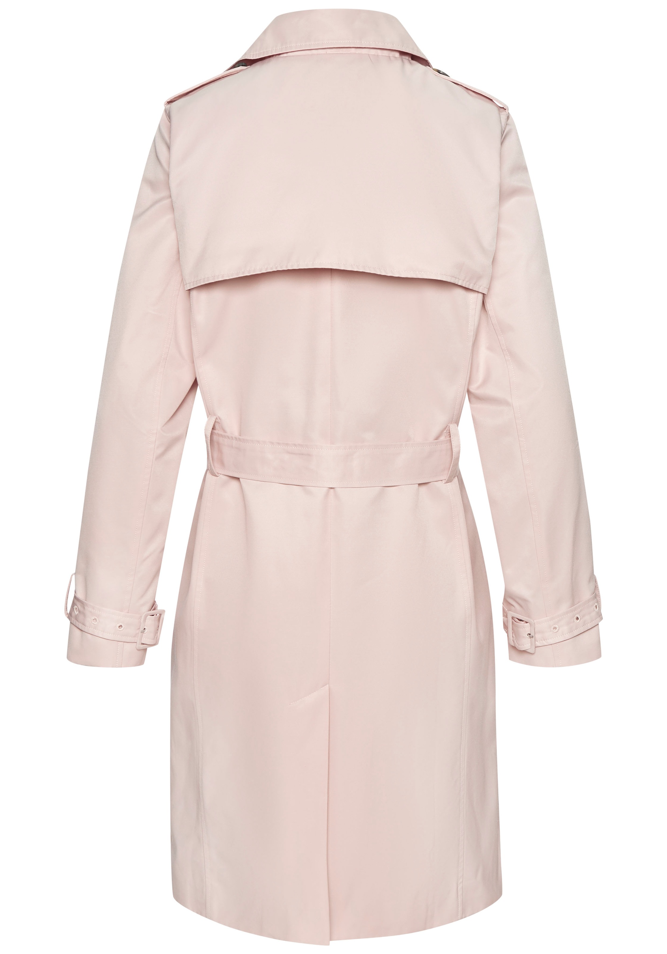 LASCANA Trenchcoat, mit Passe, pflegeleichter Materialmix