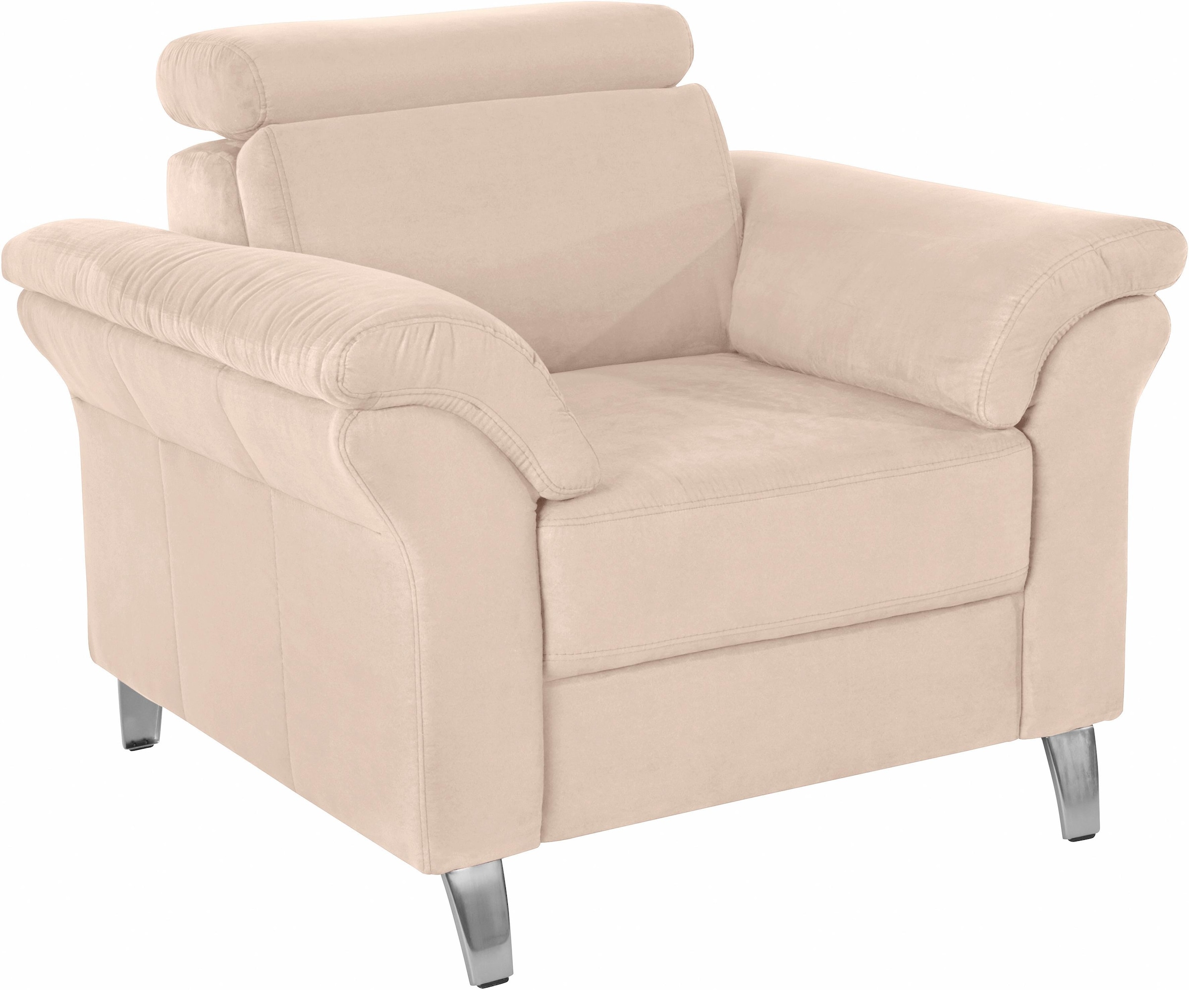 sit&more Sessel "Arngast", inklusive Federkern und Kopfteilverstellung