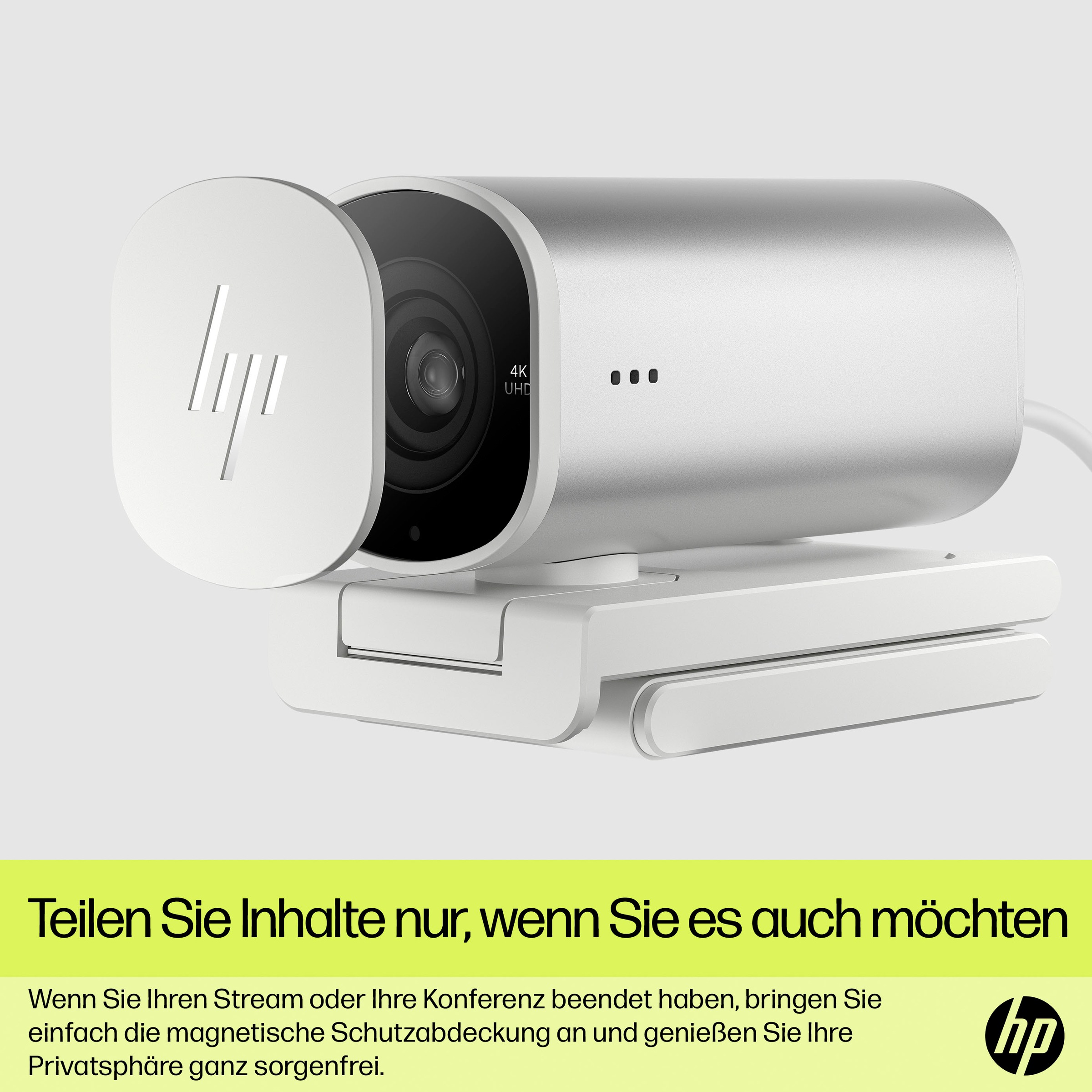 HP Webcam »960 4K«, 4K Ultra HD, 5 fachx opt. Zoom