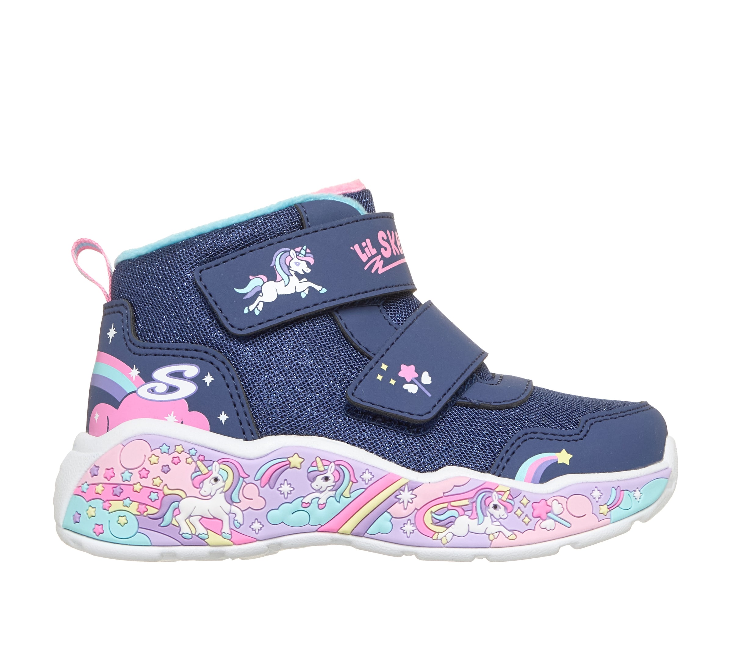 Skechers Winterstiefel »PLAY SCENE«  Klettstiefel, Winterboots mit Warmfutter, Größenschablone zum Download