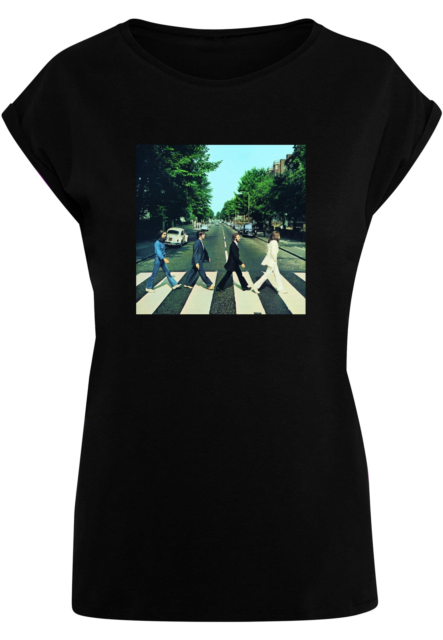 Merchcode T-Shirt »Damen Ladies Beatles - Album Abbey Road T-Shirt«, (1 tlg.)