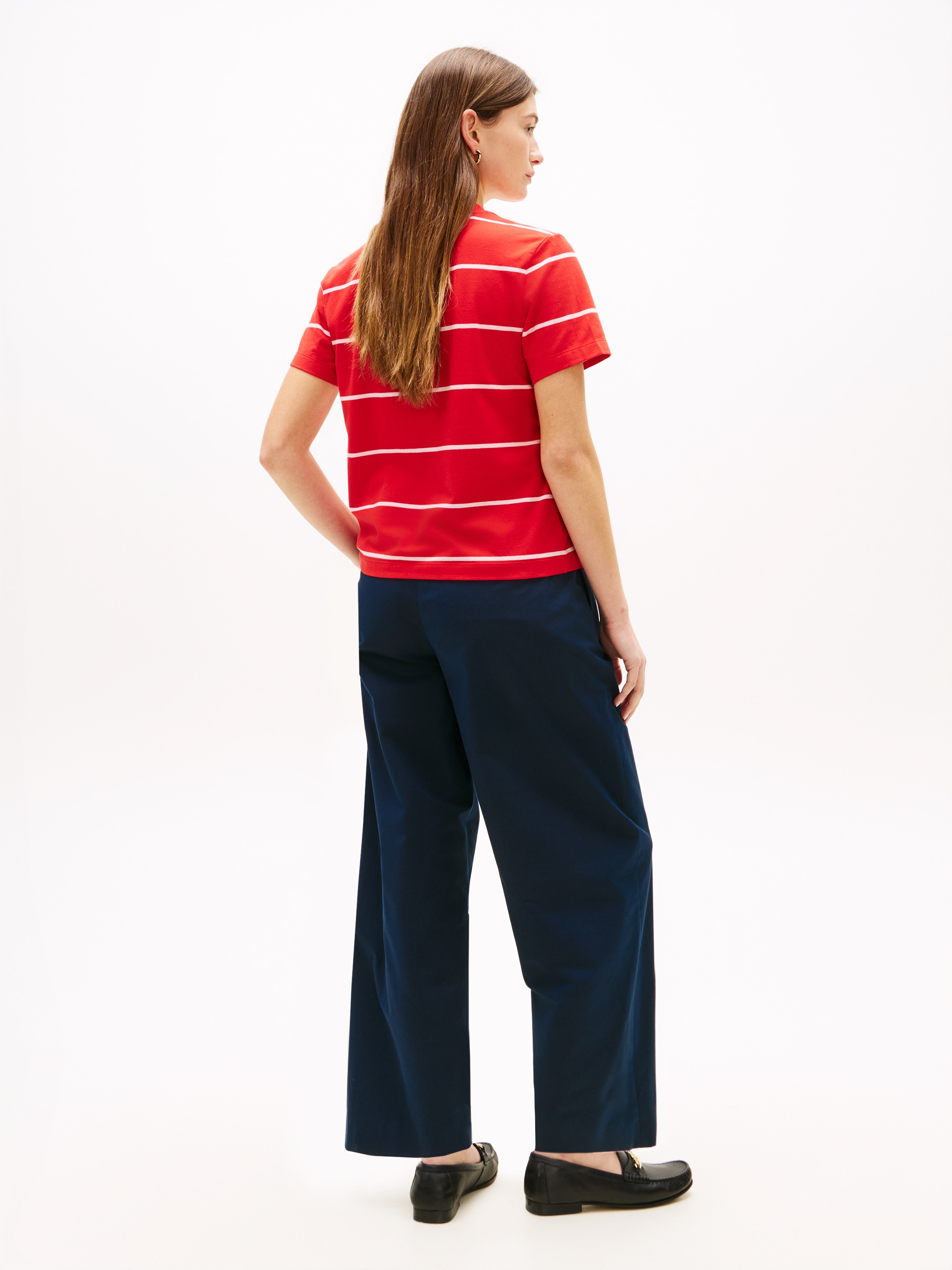 Tommy Hilfiger Kurzarmshirt »TH SCRIPT REGULAR C-NECK SHORT SLEEVE TEE«