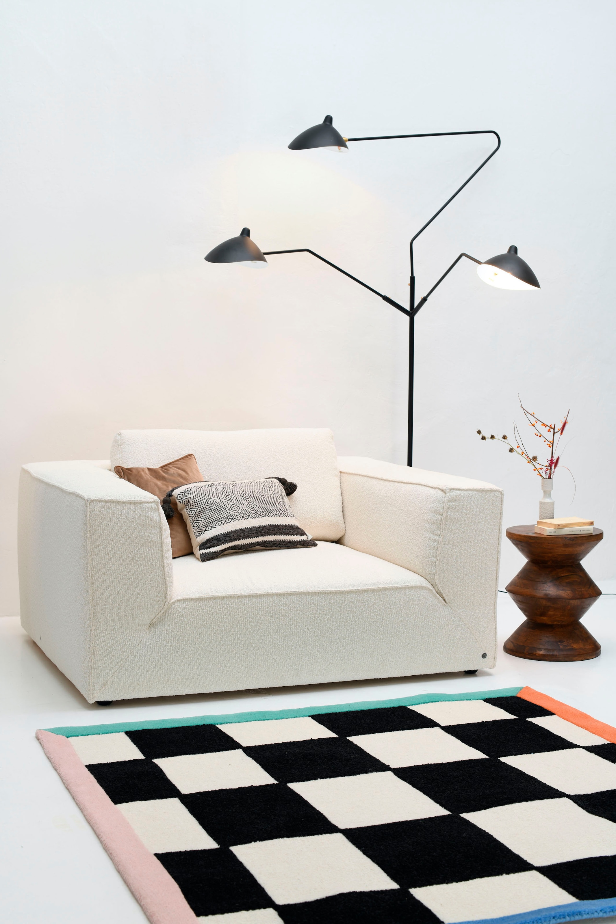 TOM TAILOR HOME Loveseat "BIG CUBE STYLE", mit bequemen Stegkissen, extra g günstig online kaufen