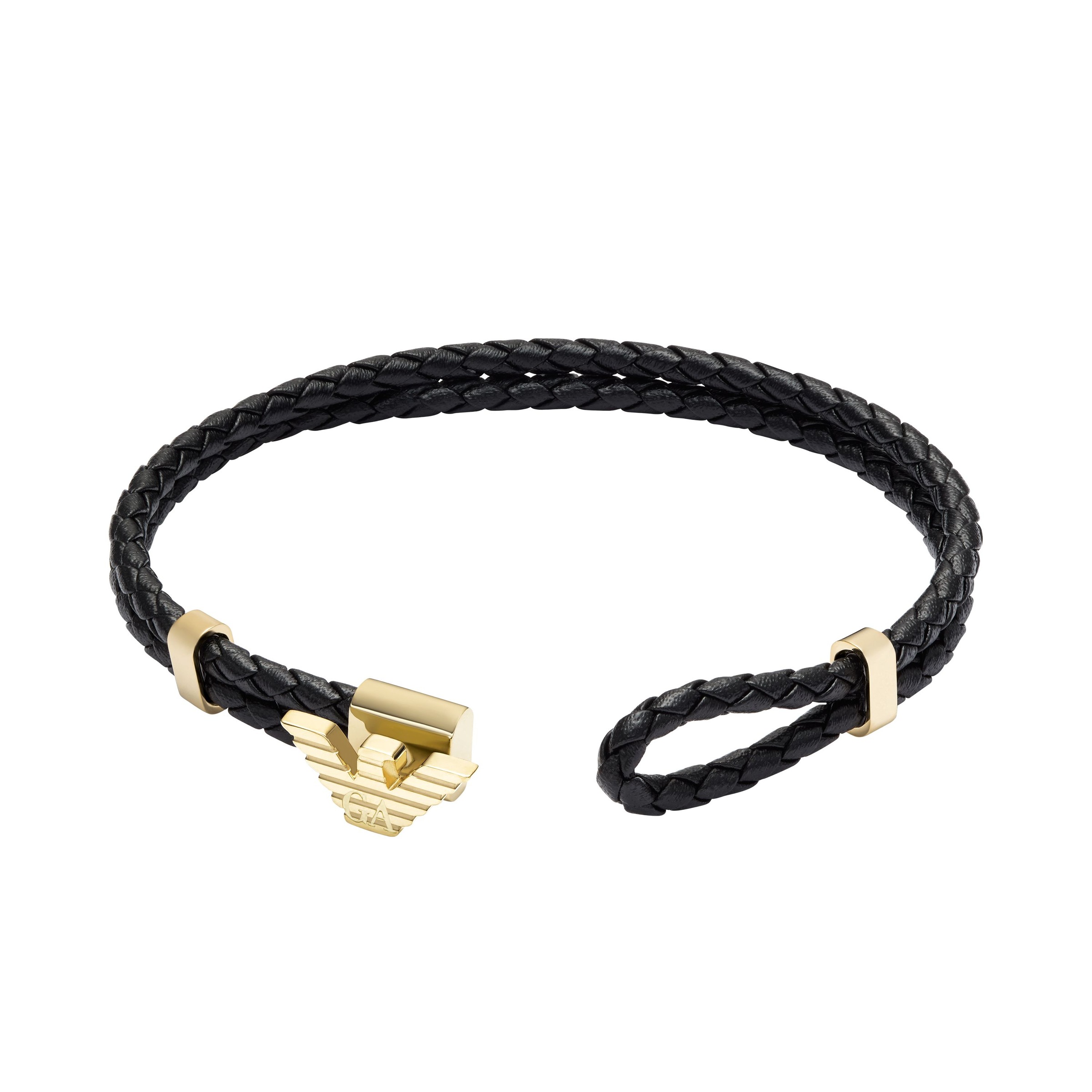 Emporio Armani Lederarmband »Schmuck Geschenk Edelstahl, Leder«