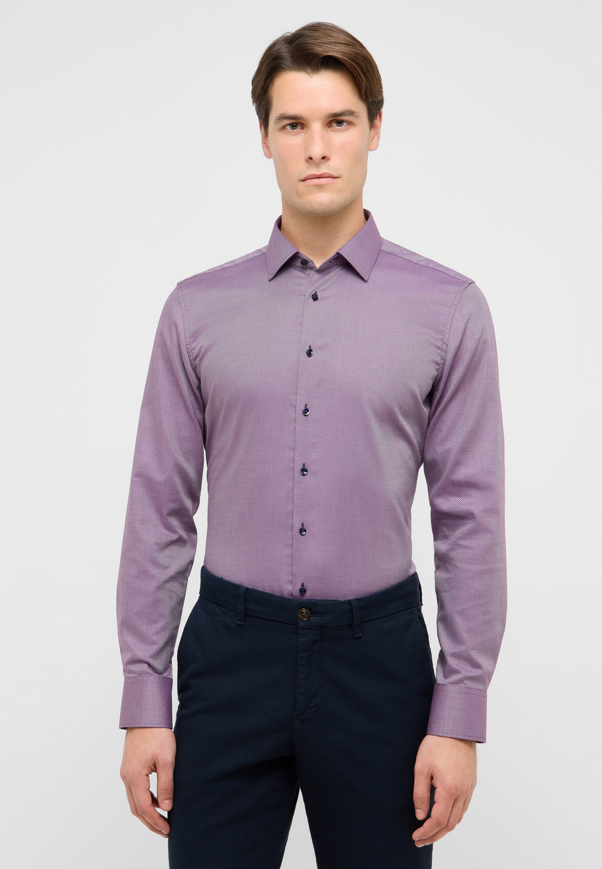 Eterna Langarmhemd "SLIM FIT" NON IRON (bügelfrei) günstig online kaufen