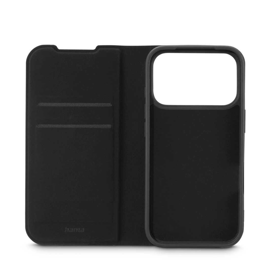 Hama Smartphone-Hülle »Handytasche für Apple iPhone 17 Pro 18 Pro mit Kartenfächern« Apple iPhone 17 Pro Magnetverschluss, Standfunktion, Kartenfächer, Kameraschutz