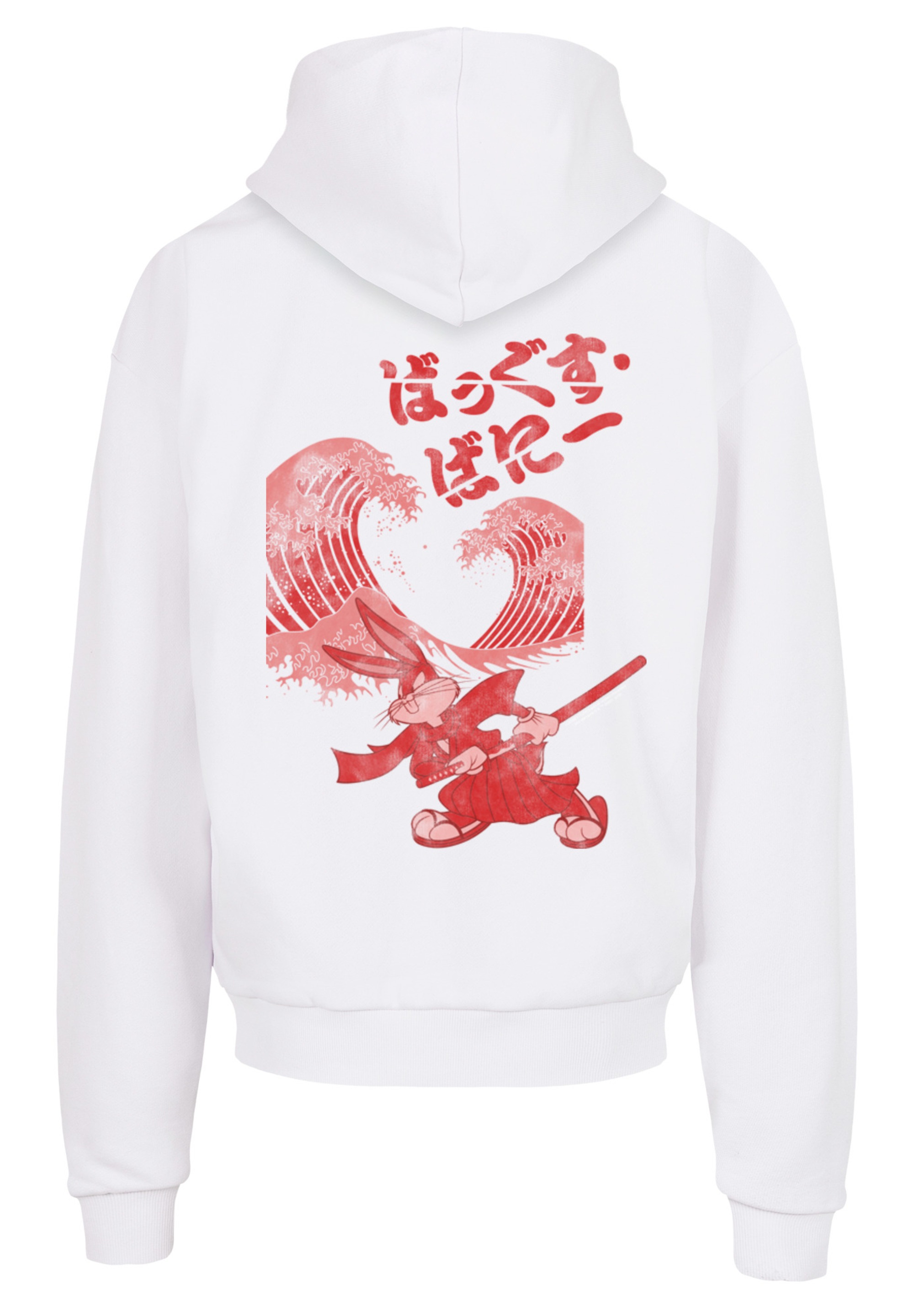 F4NT4STIC Kapuzenpullover »Looney Tunes Bugs Bunny Shogun«, Print