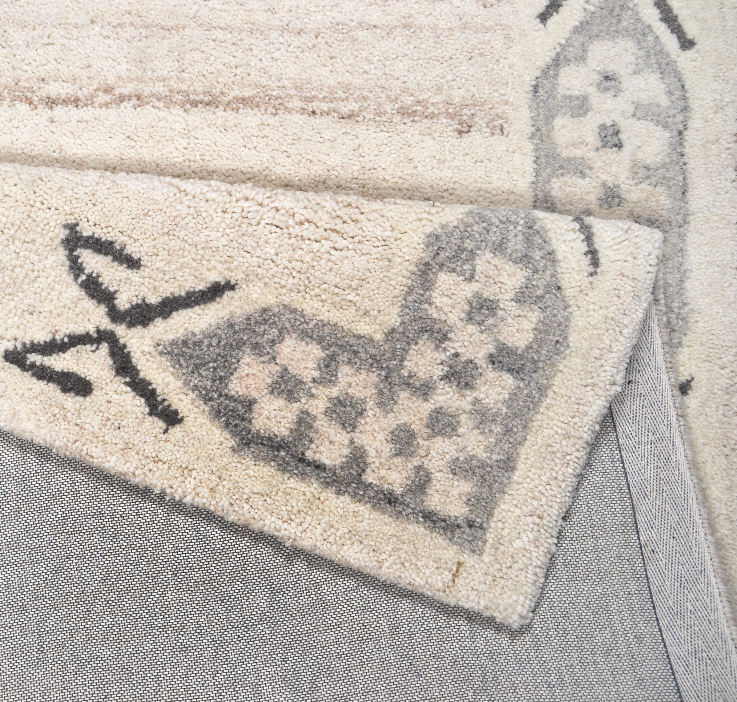 Thumbnail - THEKO Bettumrandung "Royal Berber" Höhe 18 mm 3 Stk. tlg. Bettvorleger, Berber Optik, reine Wolle, Läufer-Set