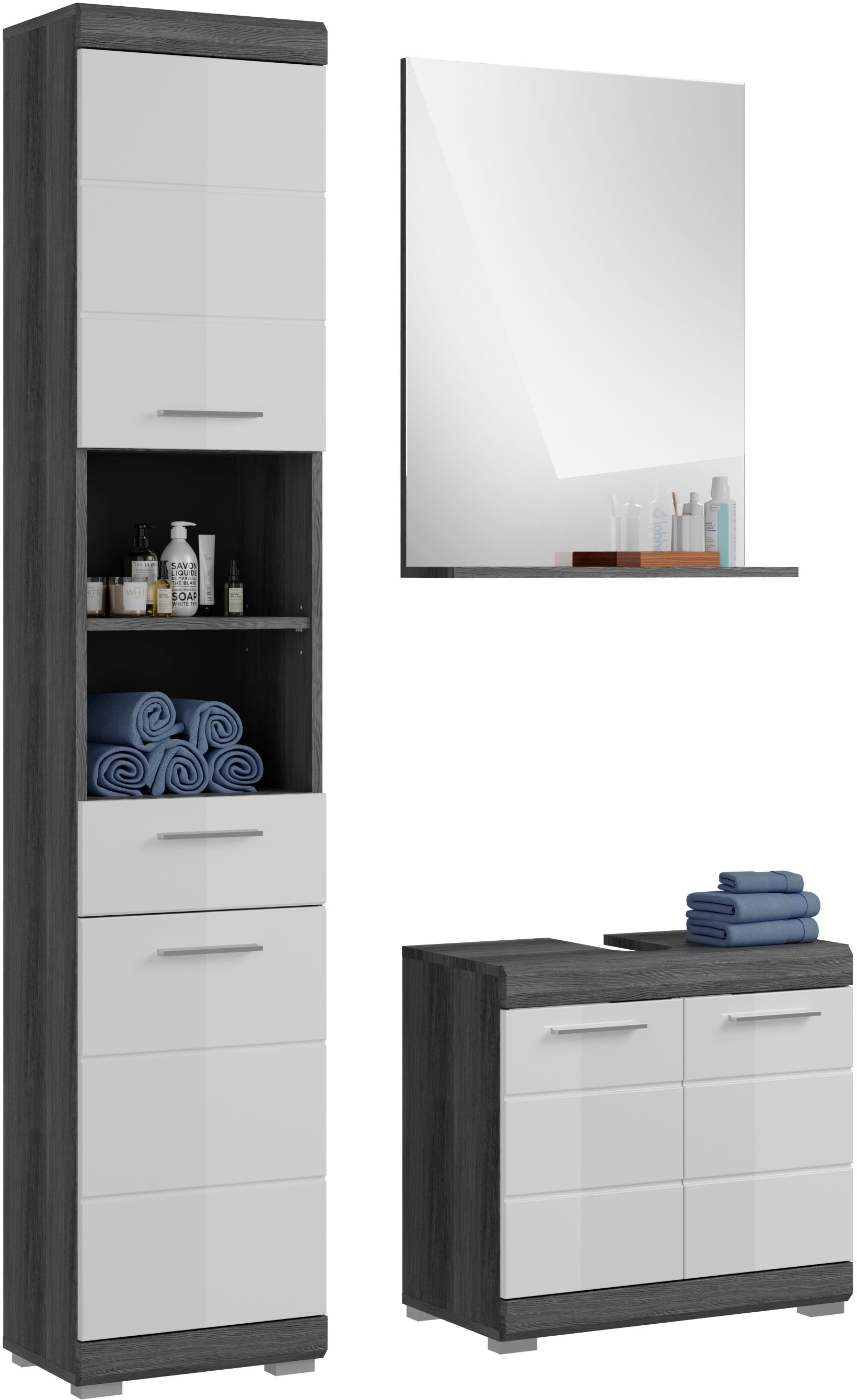 INOSIGN Badmöbel-Set "Siena, 3 teilig, bestehend aus:" Set, TOPSELLER, 3 St günstig online kaufen