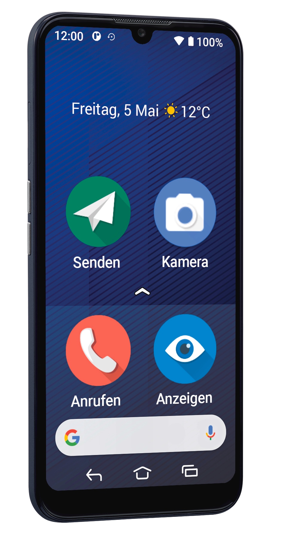 Doro Smartphone »8200 Secure«, dunkelblau, 15,5 cm/6,1 Zoll, 16 MP Kamera