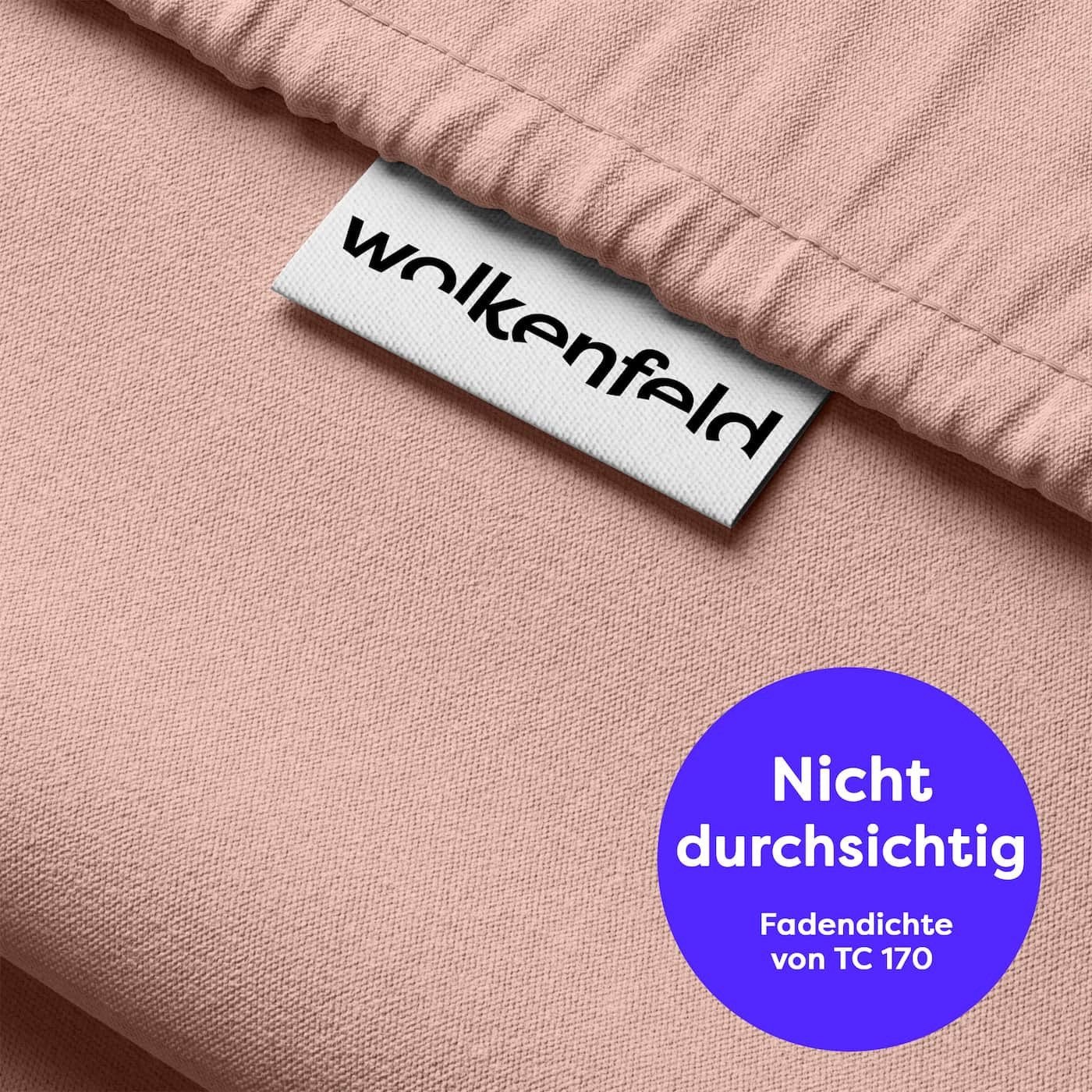 Wolkenfeld Bettwäsche "Renforcé Bettwäsche Baumwolle - Natürlich weiches Sc günstig online kaufen