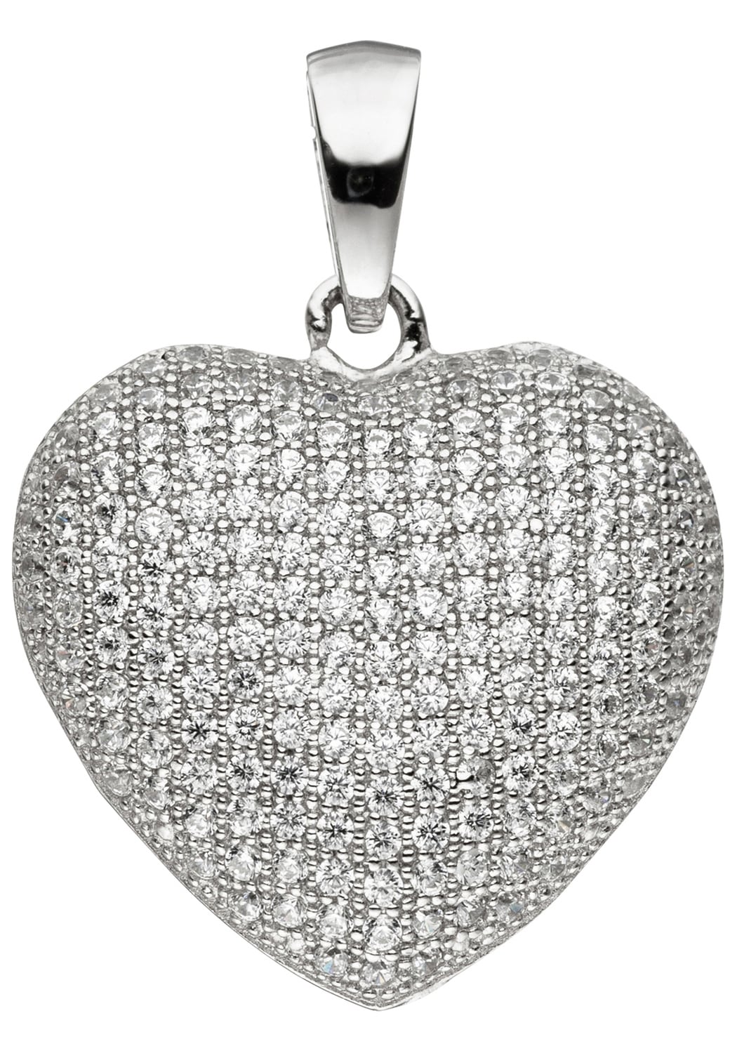kaufen mit 925 Herzanhänger »Anhänger Herz«, Zirkonia BAUR Silber online | JOBO