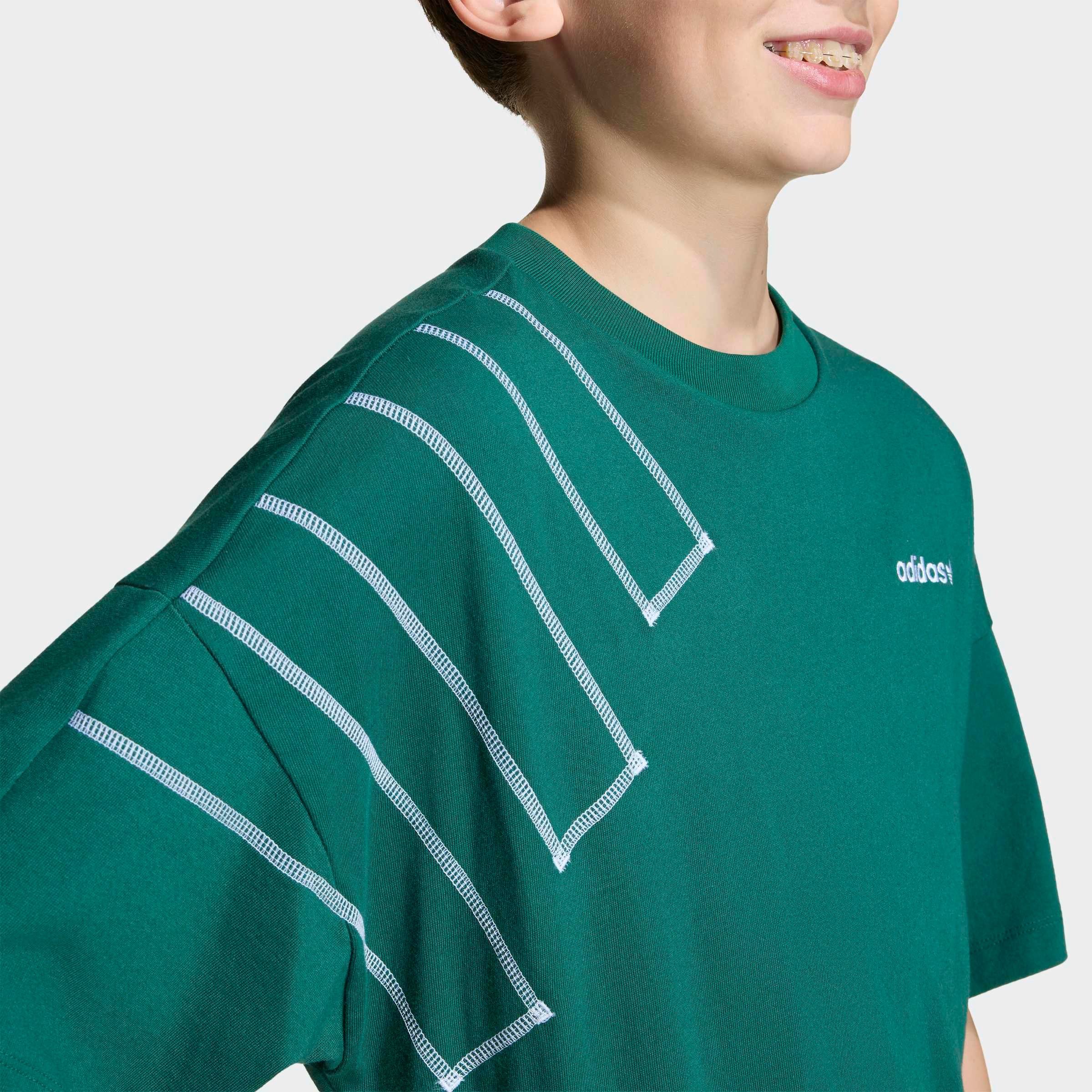 adidas Originals T-Shirt »LOOSE BLOCKED« für Kinder, mit Rundhalsausschnitt, ohne Verschluss, aus Baumwolle