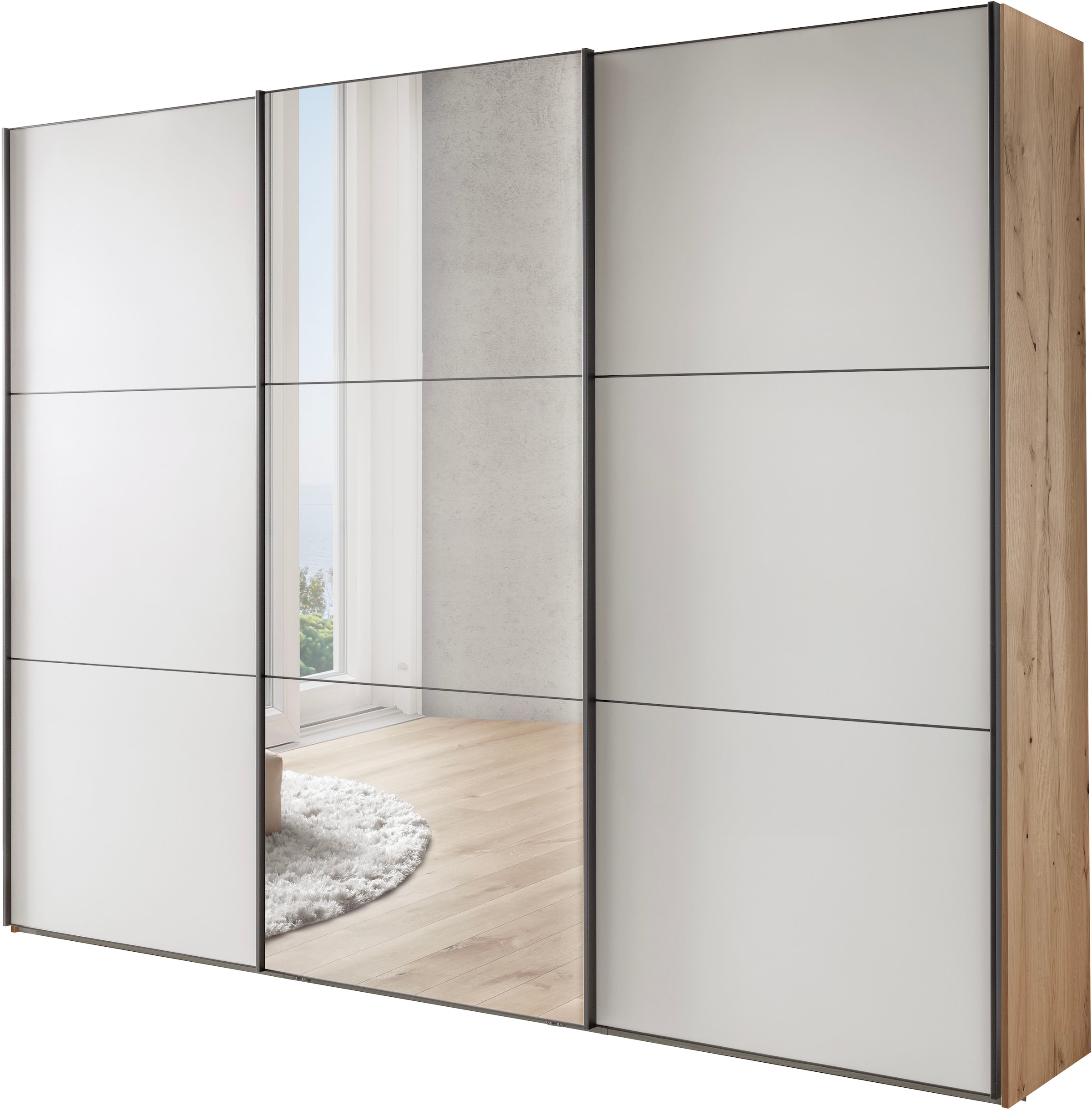WIEMANN "Phoenix, Made in Germany, modernes Design, Highlight, Blickfang" Viele Farbkombinationen, in 4 Breiten und in 2 Höhen erhältlich, maximaler Staurraum, inkl.Einlegeböden, Wäscheböden u. Dämpfer