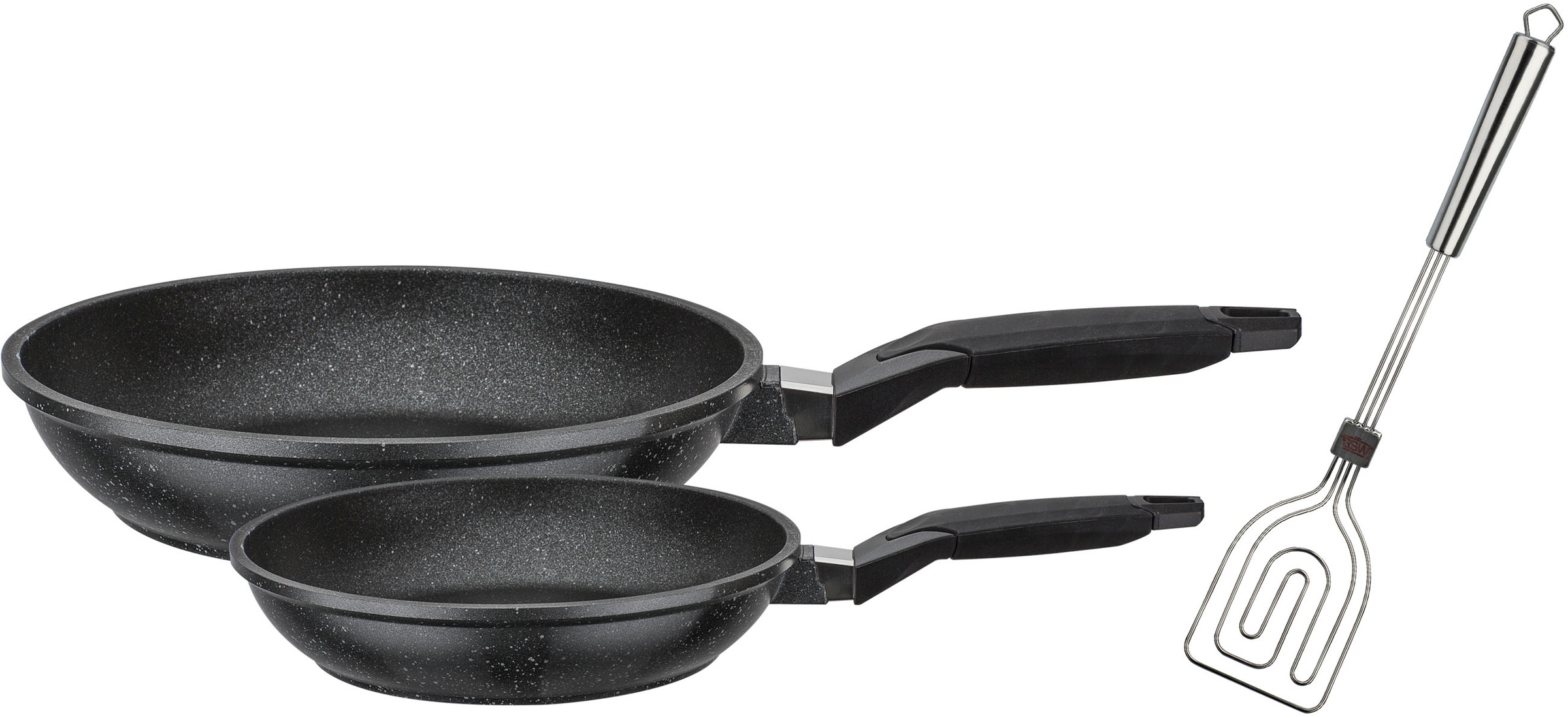 GSW Pfannen-Set "Titanium Granit" Aluminiumguss Set, je 1 Pfanne Ø 20/28cm, günstig online kaufen