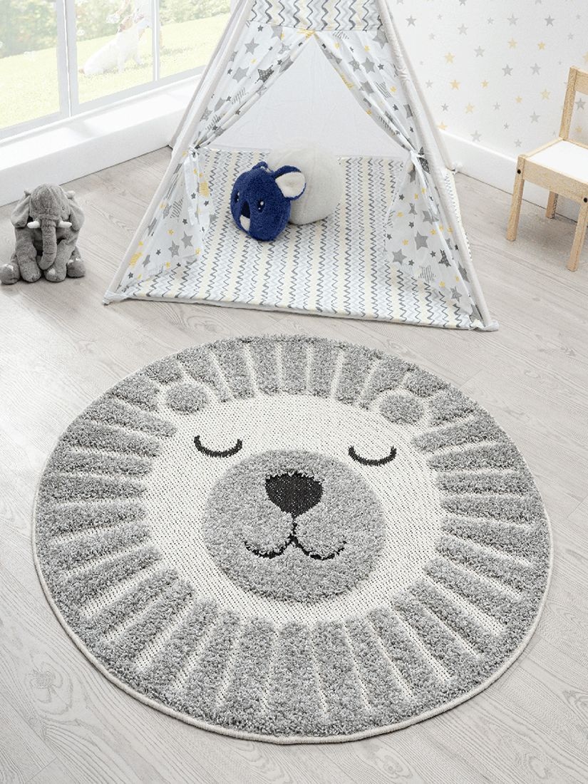 the carpet Teppich "Lou", rund, Kinderzimmer Teppich strapazierfähig und pflegleicht